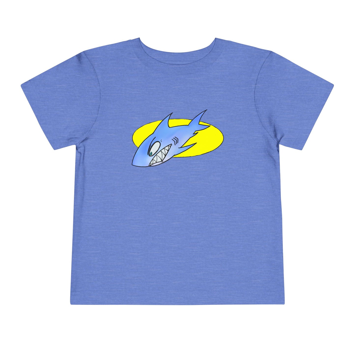 Toddler Shark Tee — Cute Blue Shark Graphic Kids Shirt