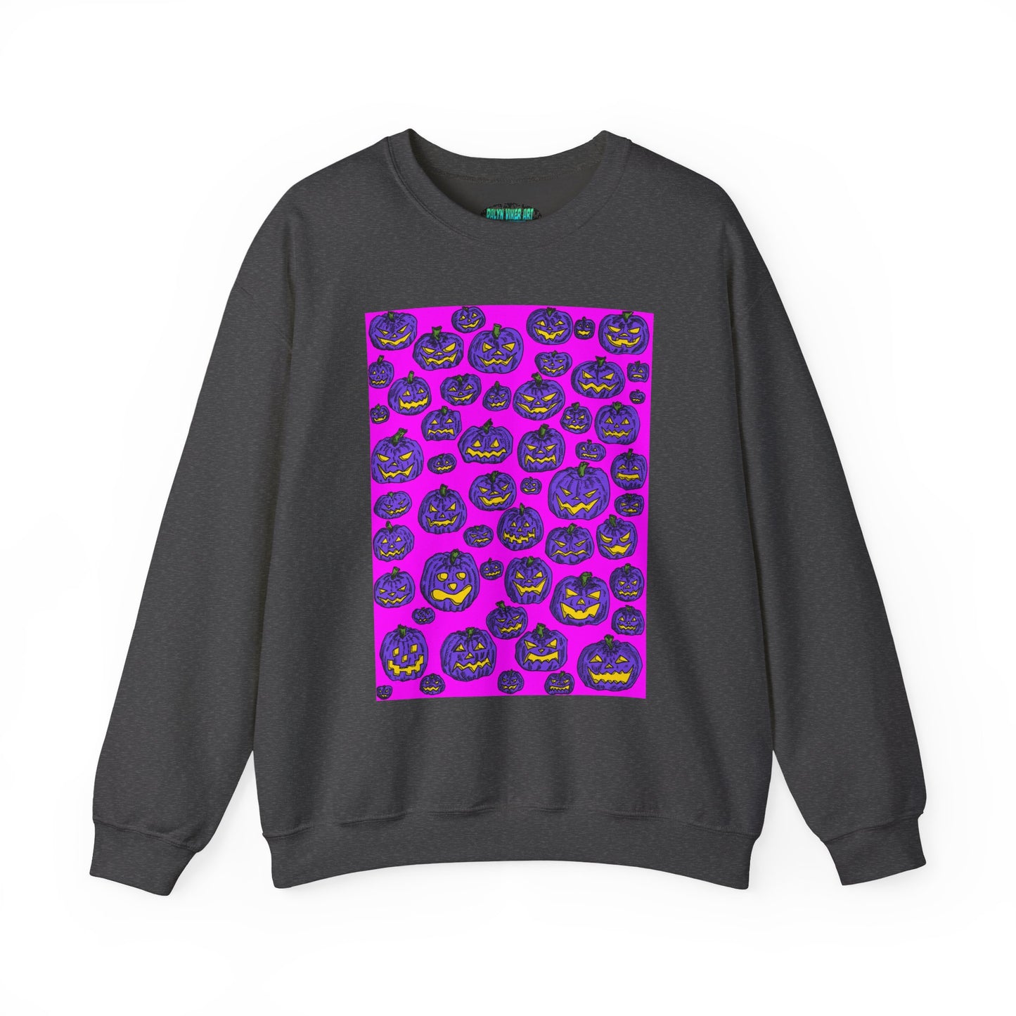 Halloween Pumpkin Crewneck Sweatshirt