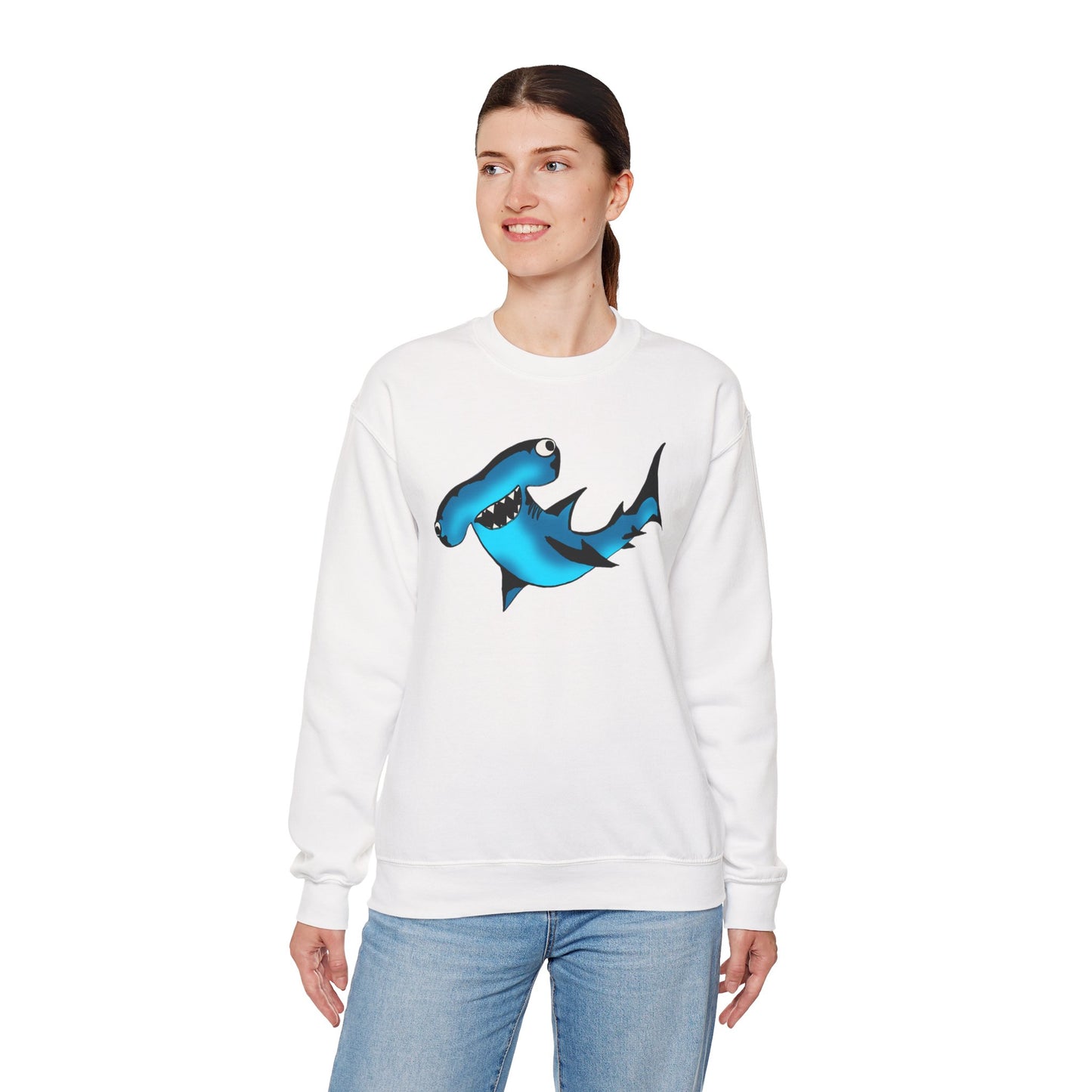 Harley Hammerhead Cute Shark Graphic Unisex Sweatshirt