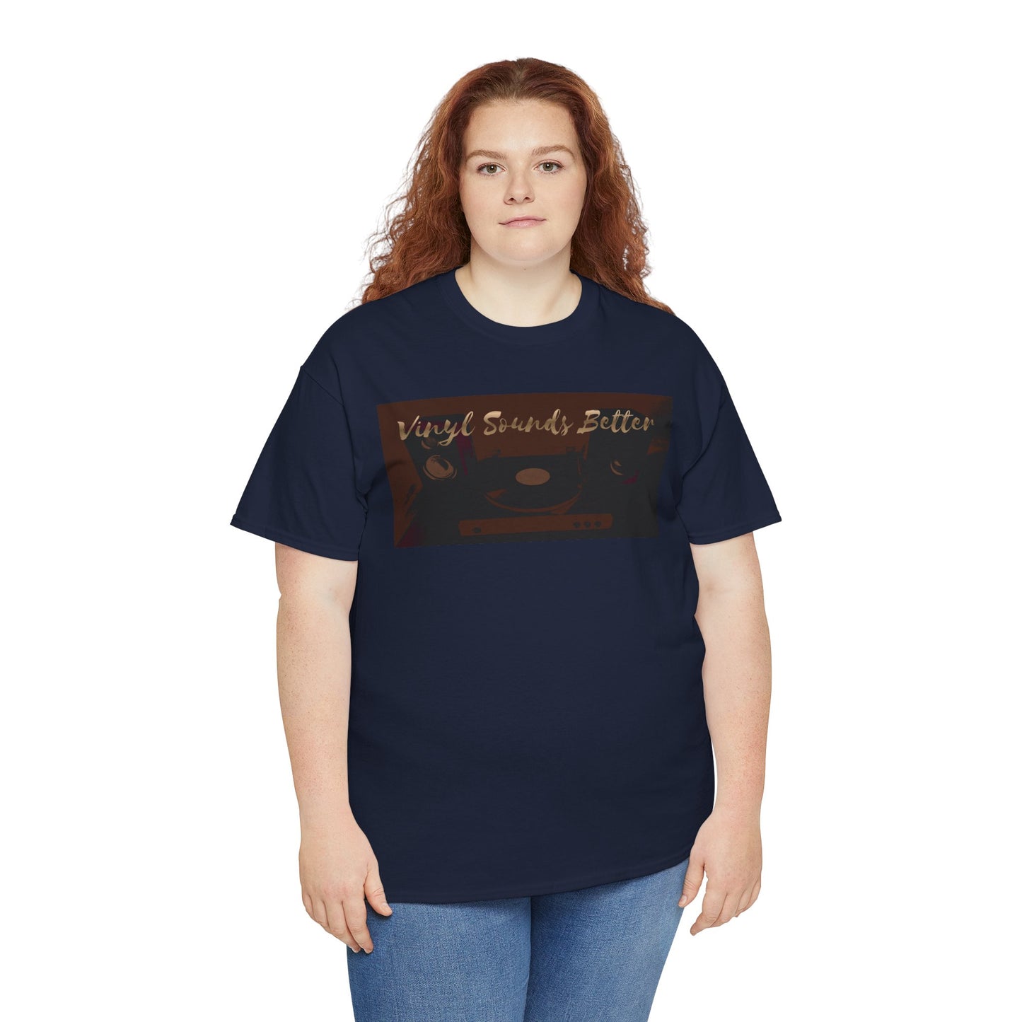 Vinyl Sounds Better T-Shirt — Retro Record Player Tee for Music Lovers