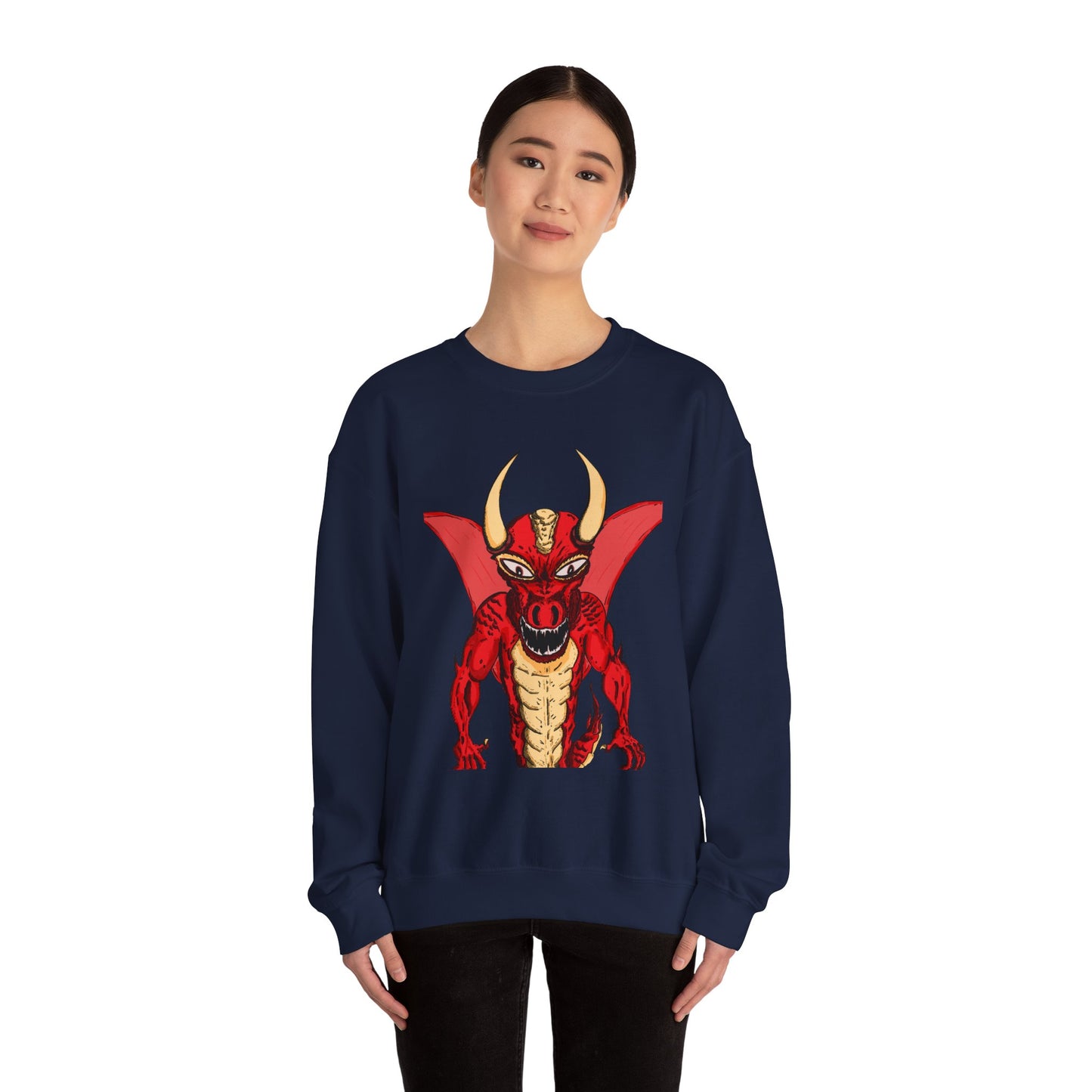 Fierce Dragon Unisex Crewneck Sweatshirt