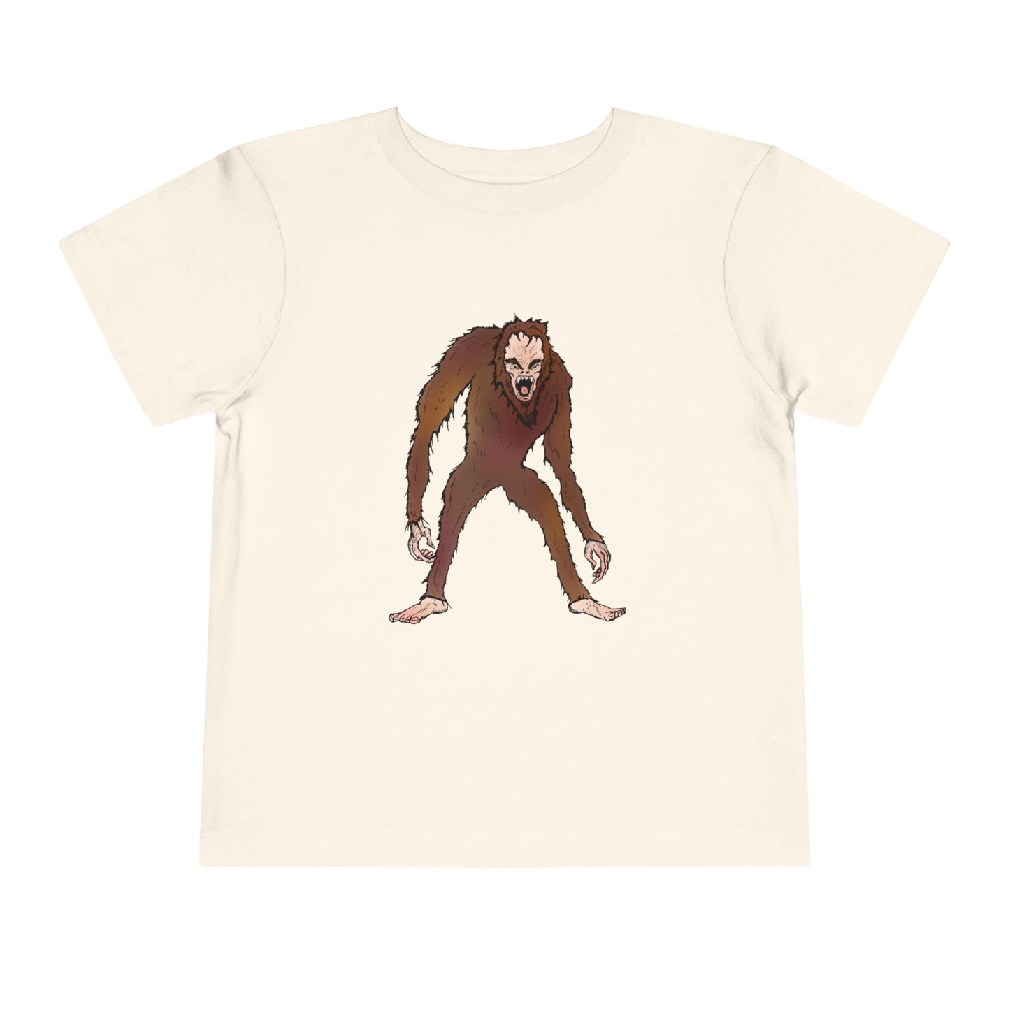 Toddler Tee — Cute Cartoon Kid-Friendly Bigfoot Graphic Shirt