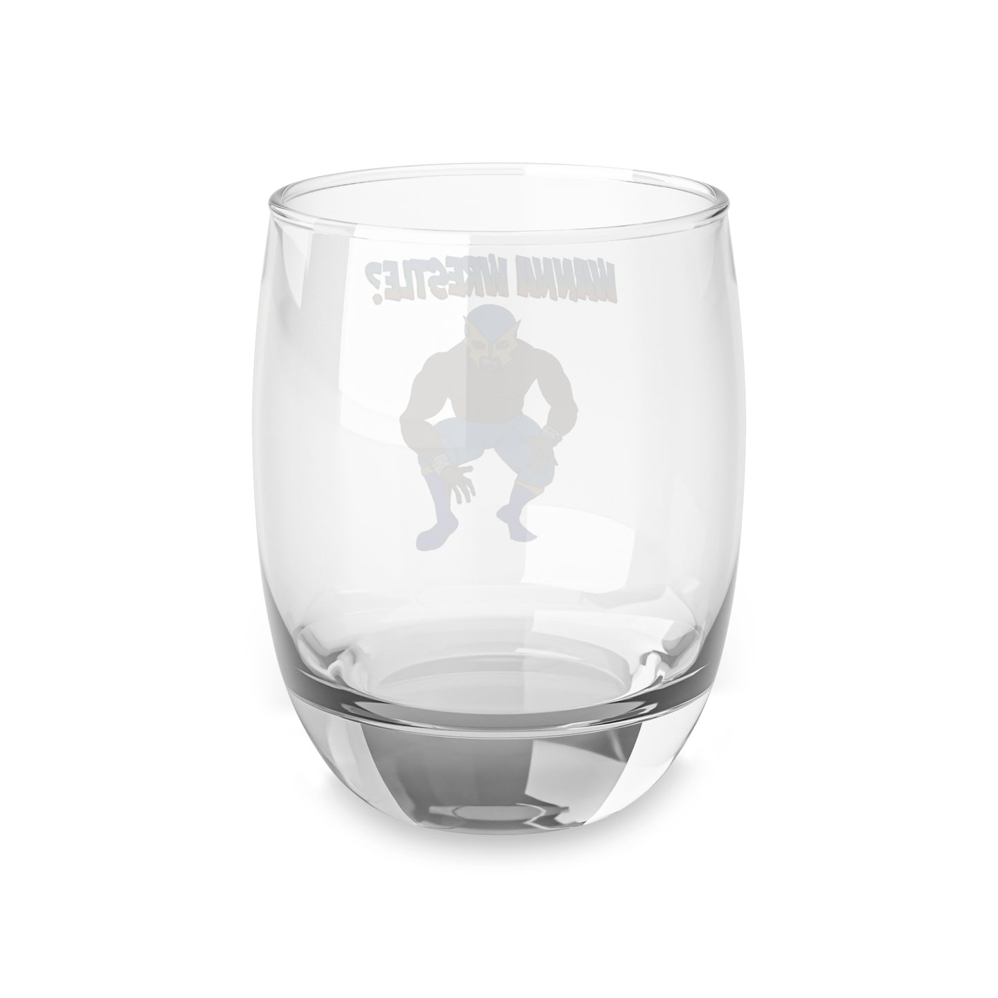 Wanna Wrestle? Whiskey Glass