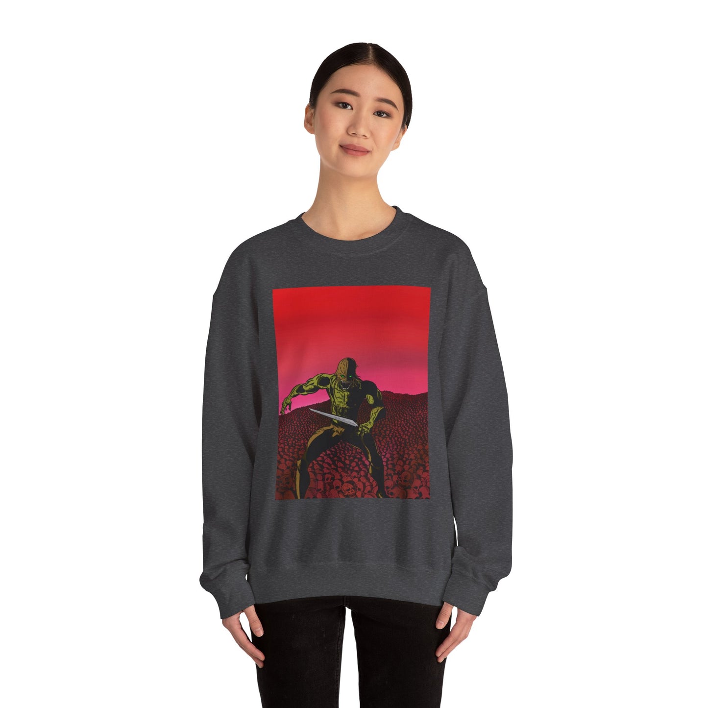 Retro Skull Master Graphic Unisex Crewneck Sweatshirt