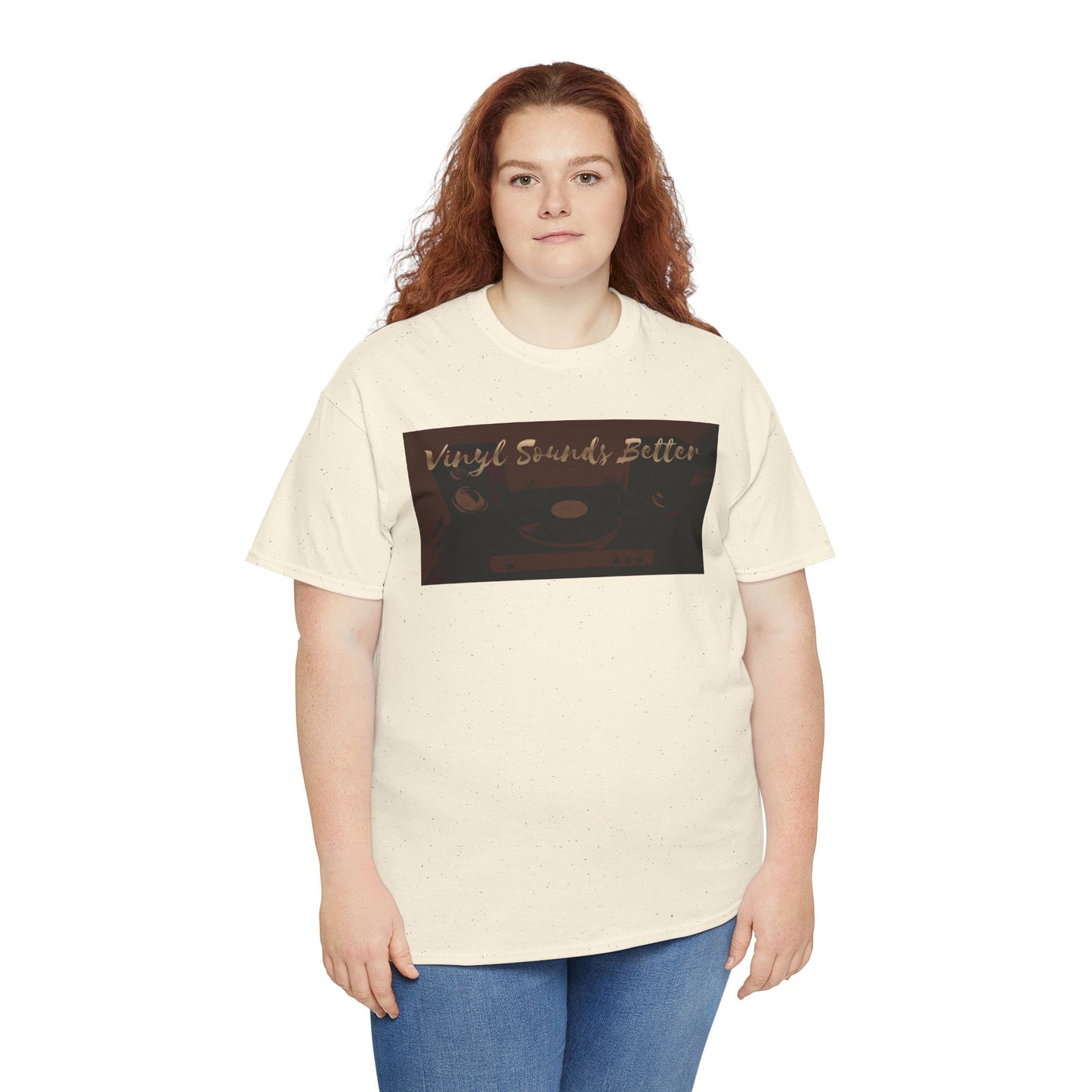 Vinyl Sounds Better T-Shirt — Retro Record Player Tee for Music Lovers