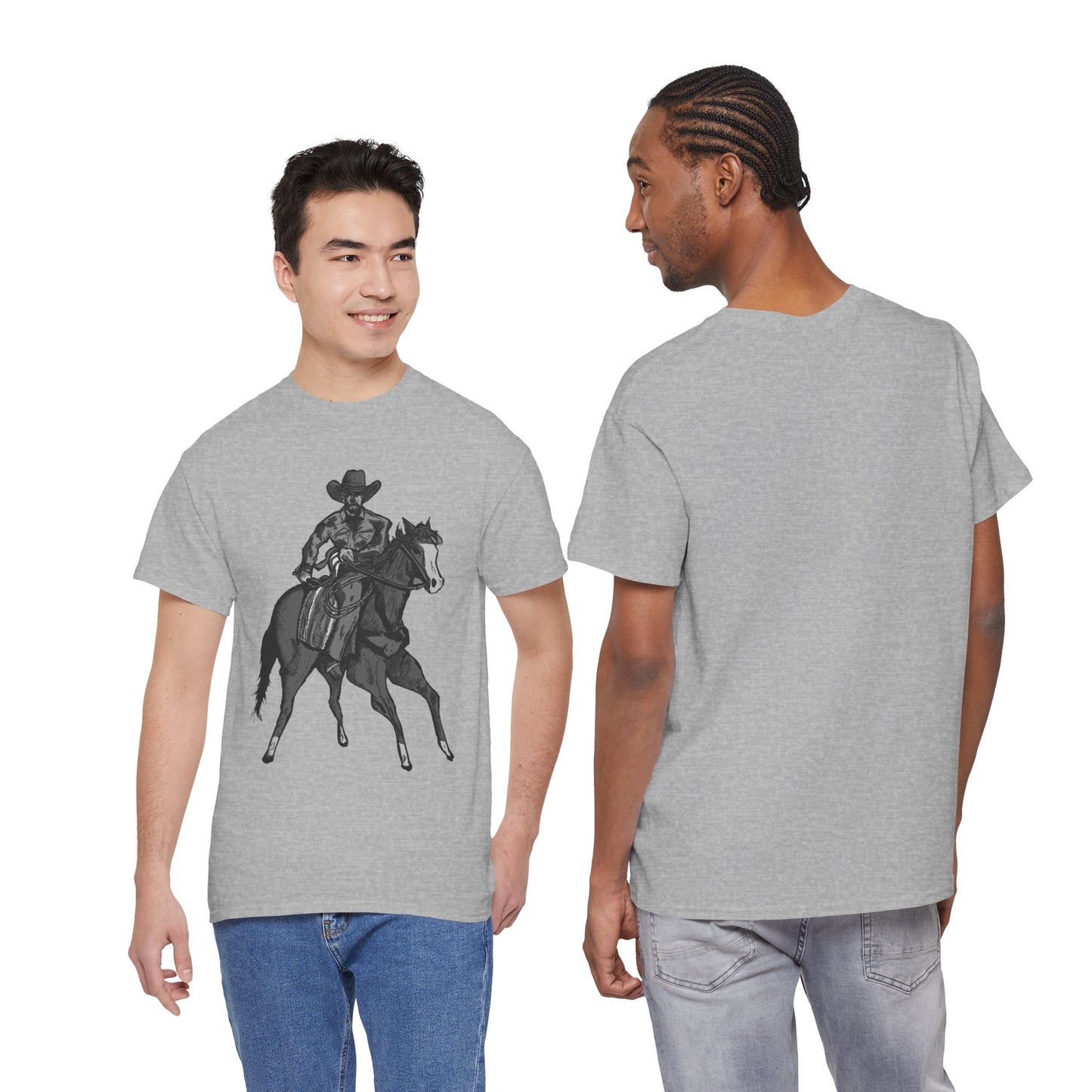 Cowboy on Horseback T‑Shirt — Vintage Western Rodeo Tee