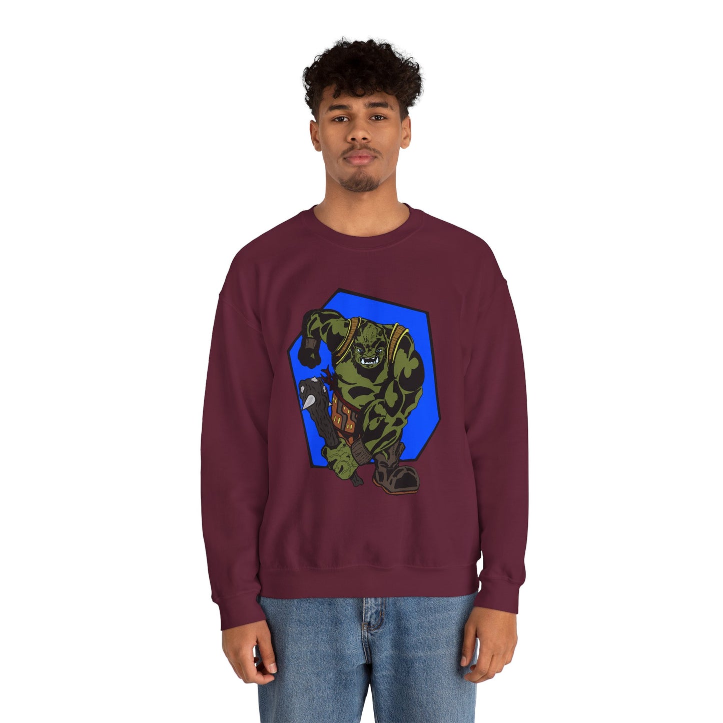 Rampaging Ogre Crewneck Sweatshirt for Marvel Fans