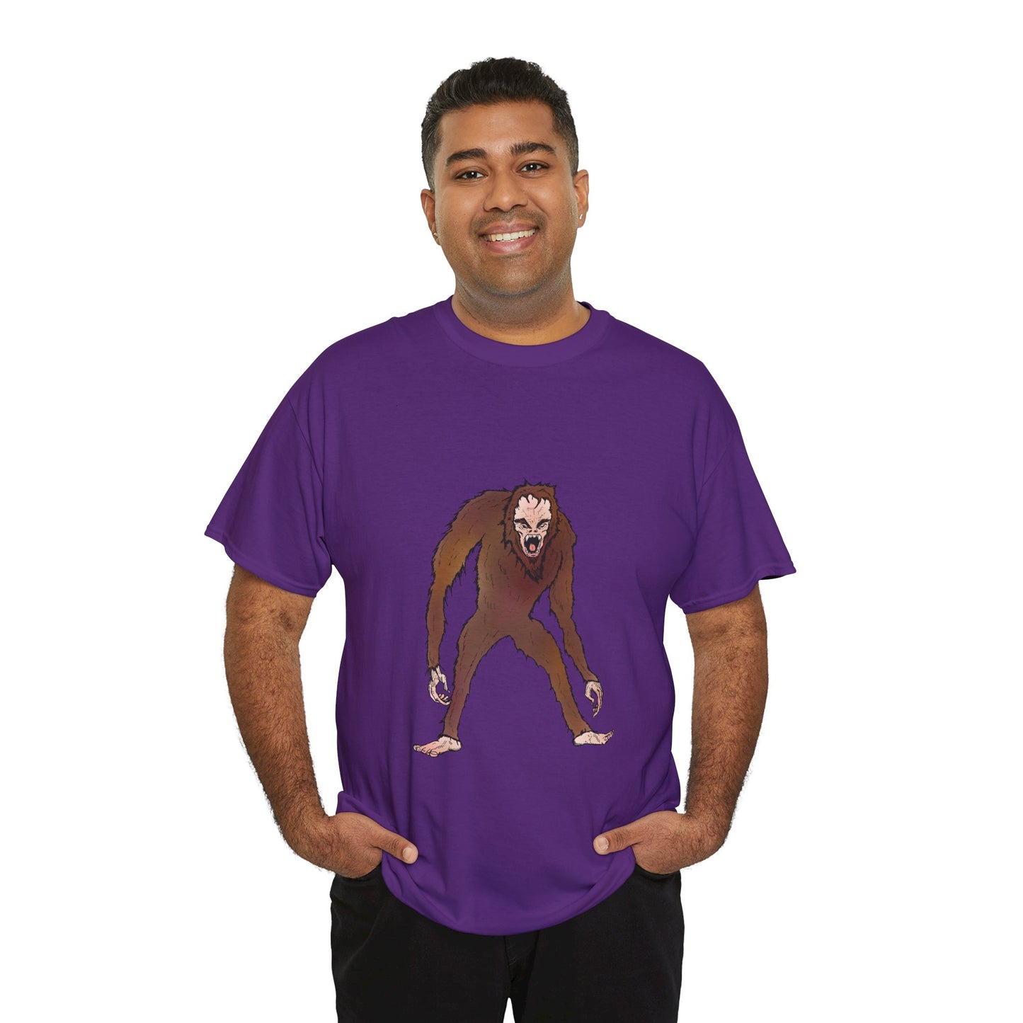 Bigfoot Sketch T‑Shirt — Retro Sasquatch Graphic Tee