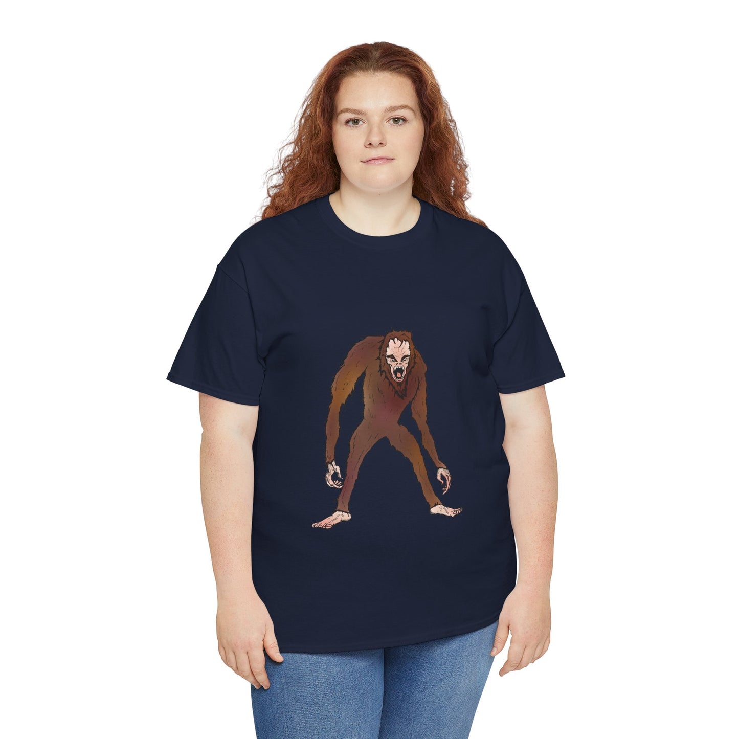Bigfoot Sketch T‑Shirt — Retro Sasquatch Graphic Tee