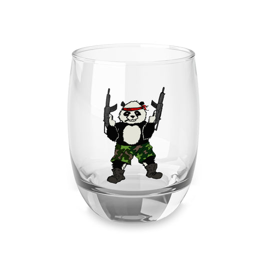 Whiskey Glass - Panda Guns