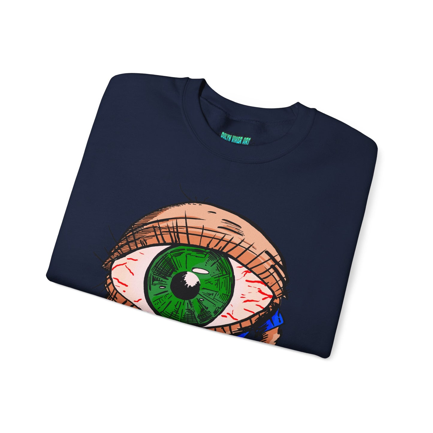 Terrif-EYE-ing Unique Cartoon Eye Sweatshirt - Unisex Heavy Blend™
