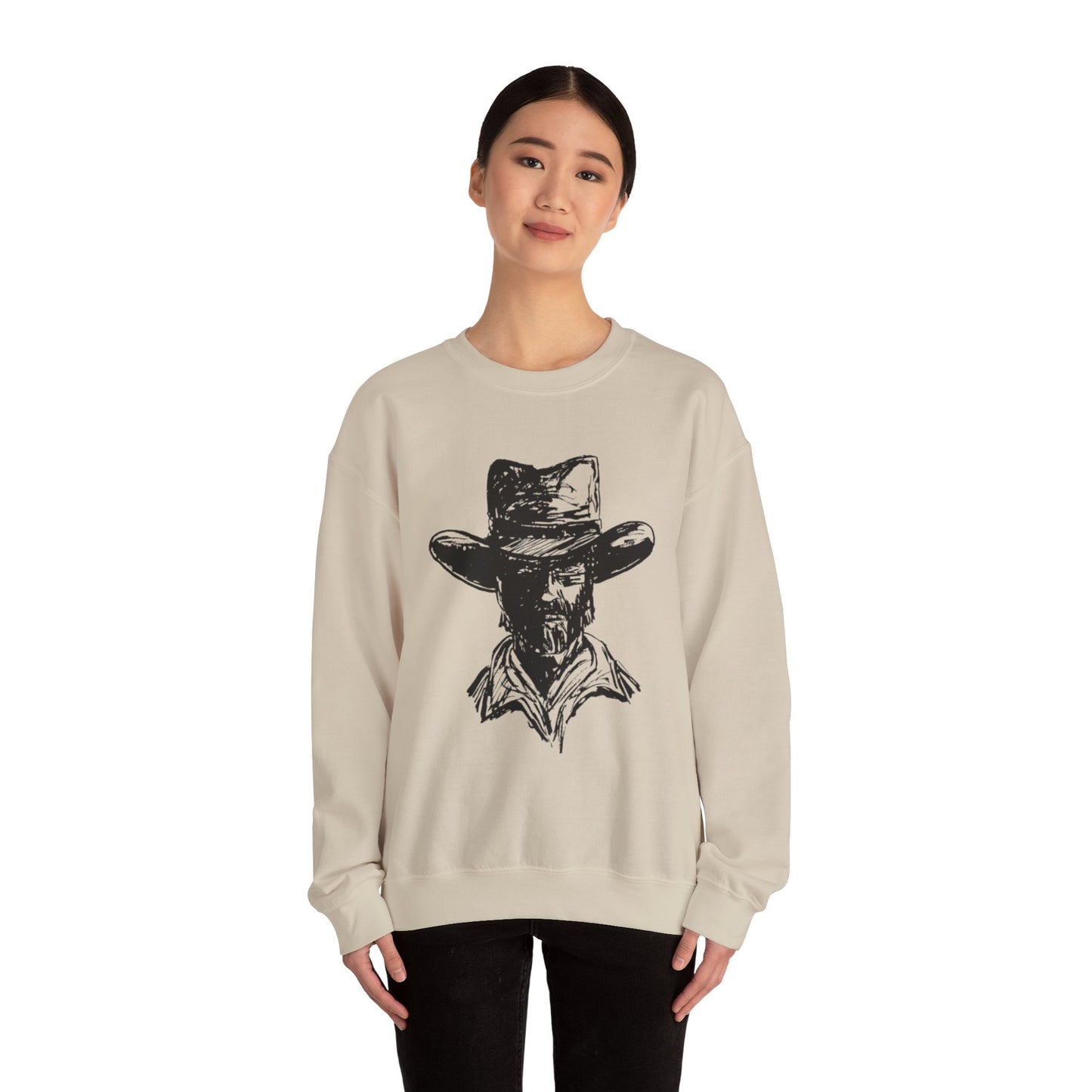 Cowboy Graphic Crewneck Sweatshirt