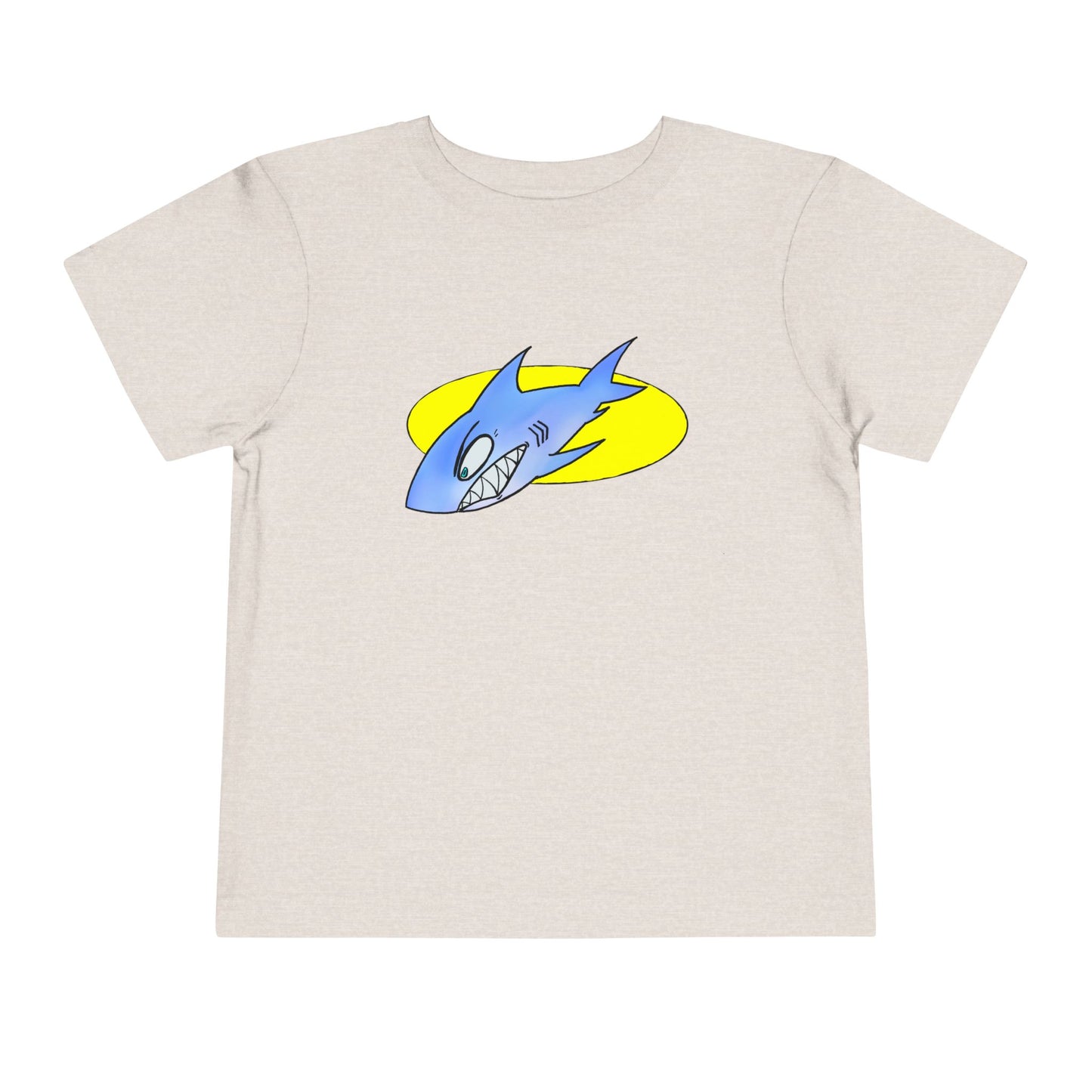 Toddler Shark Tee — Cute Blue Shark Graphic Kids Shirt