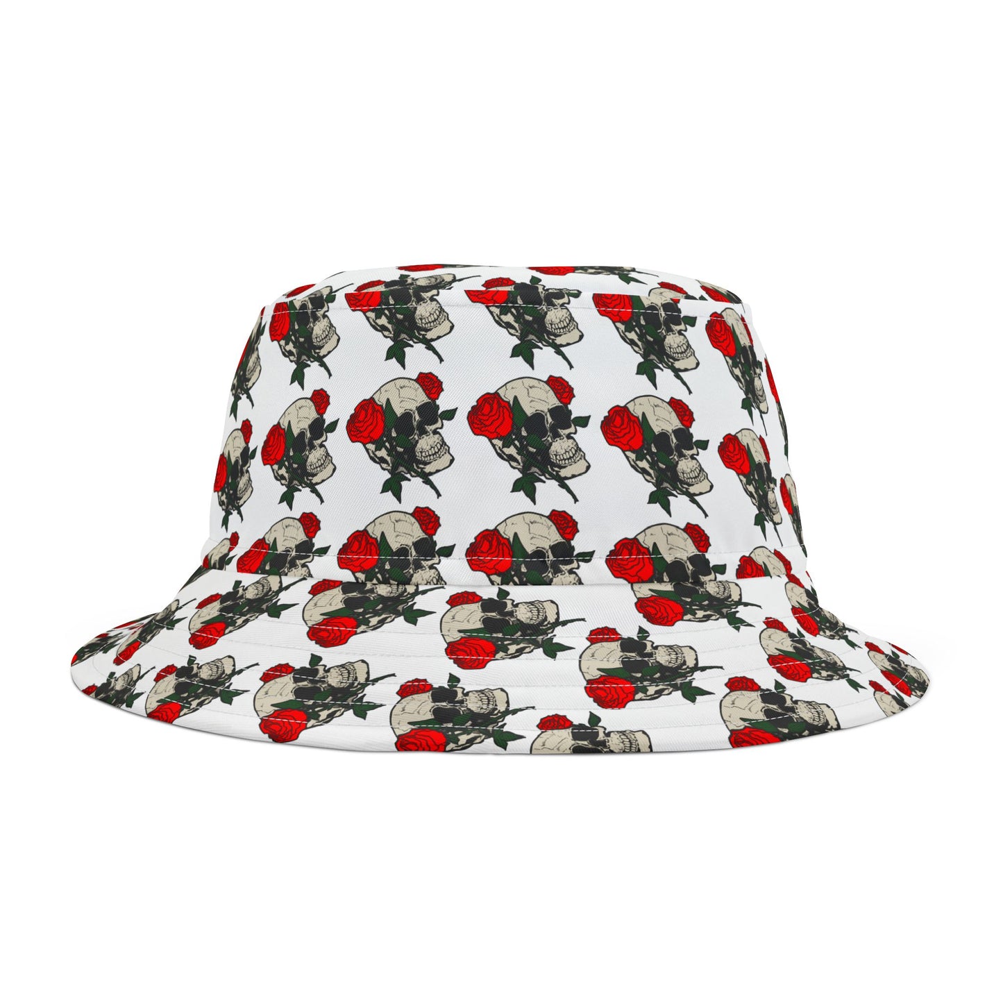 Skull & Roses Bucket Hat – Edgy Fashion for Summer Adventures