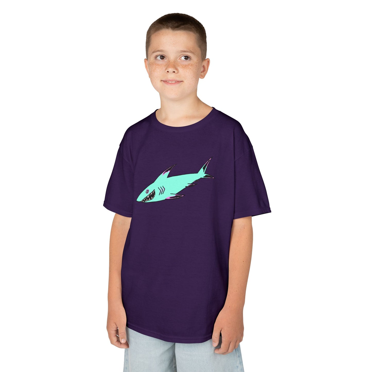 Cool Shark Kids Tee, Animal T-Shirt, Gifts for Boys, Summer Wear, Fun Graphic Tee, Birthday Gift