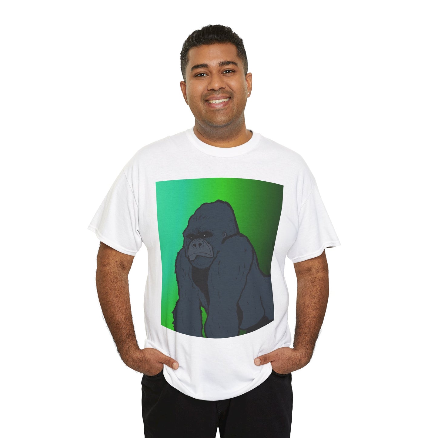 Gorilla Portrait Tee – Graphic Ape Illustration T-Shirt
