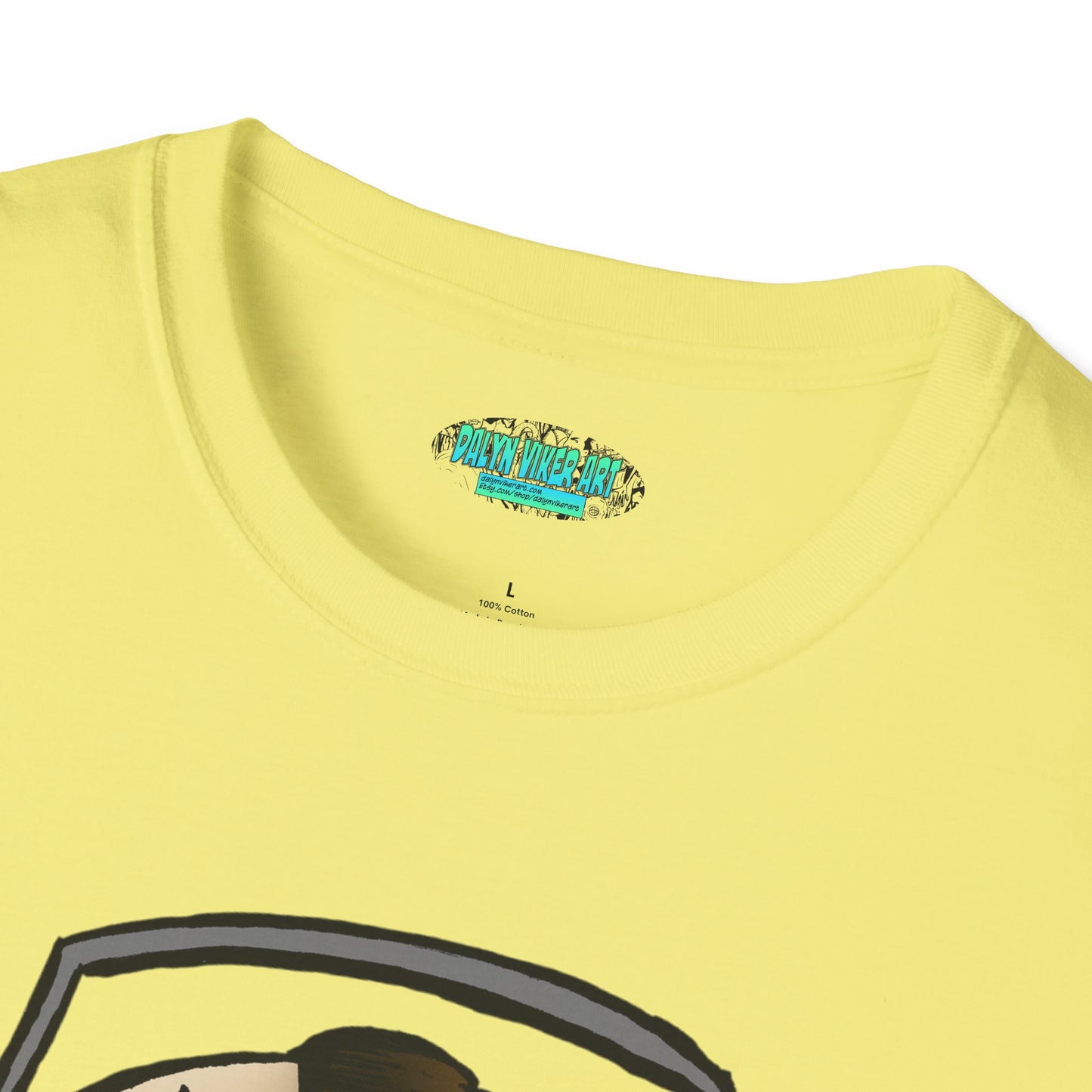 Electric Screaming Skull Unisex Softstyle T-Shirt