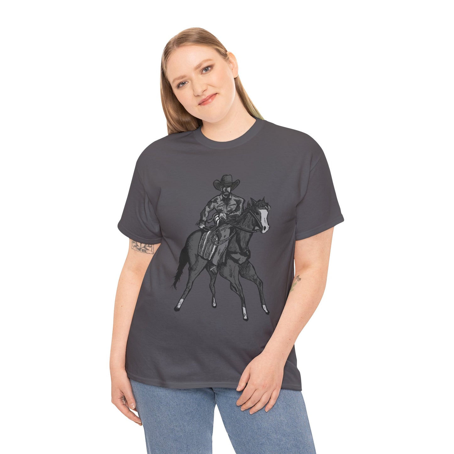 Cowboy on Horseback T‑Shirt — Vintage Western Rodeo Tee