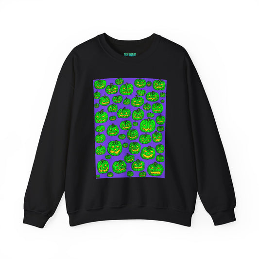 Halloween Pumpkin Crewneck Sweatshirt