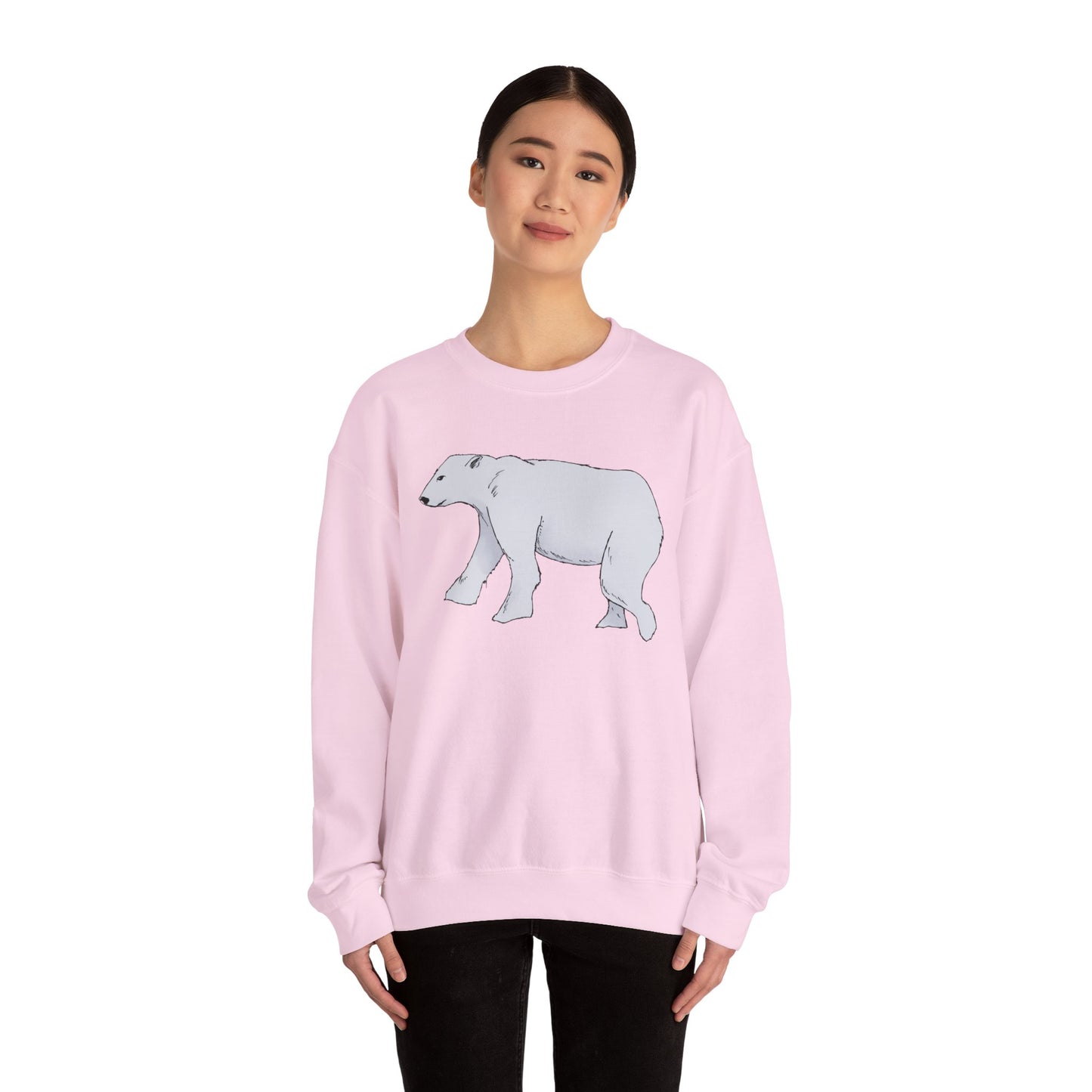 Cozy Polar Bear Crewneck Sweatshirt
