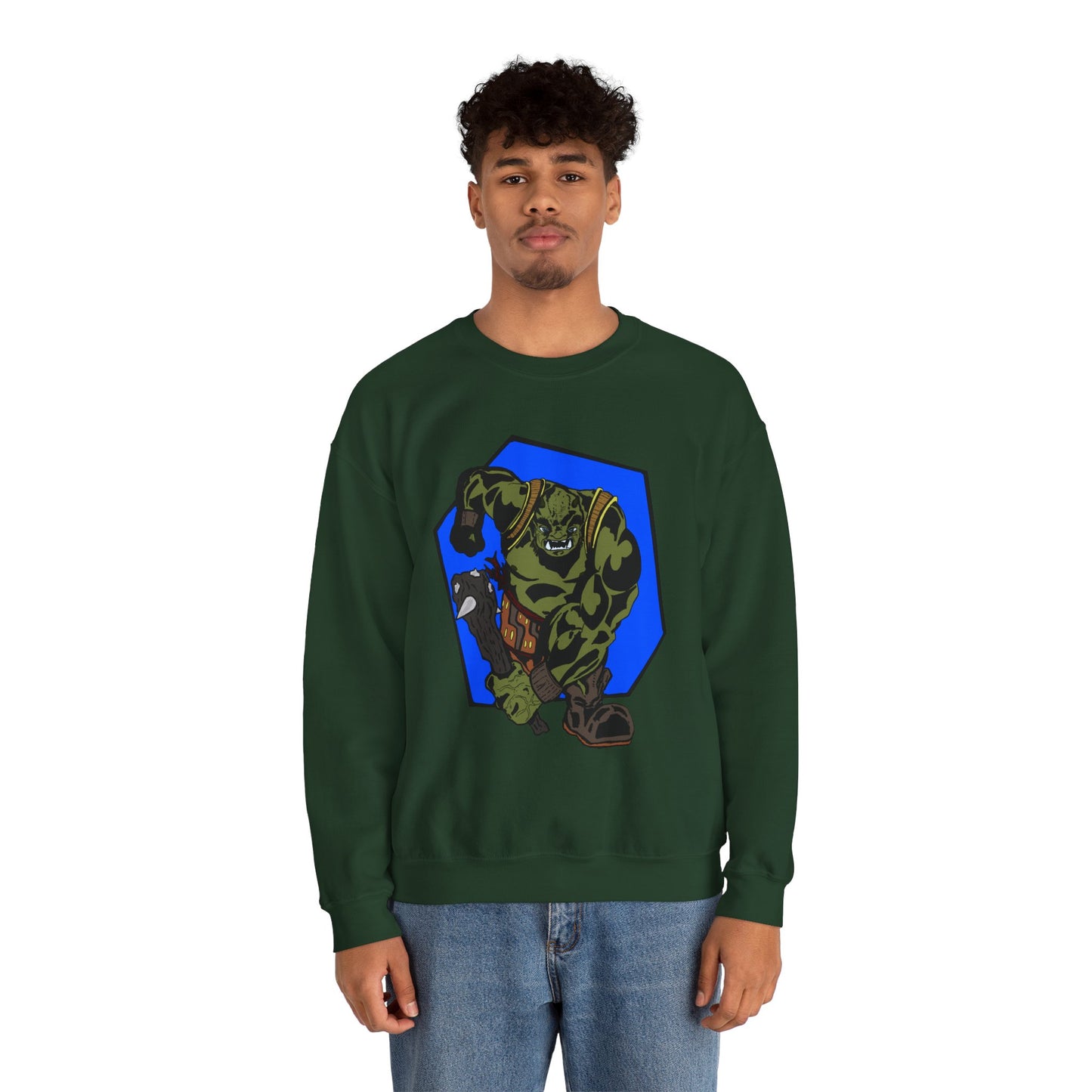 Rampaging Ogre Crewneck Sweatshirt for Marvel Fans