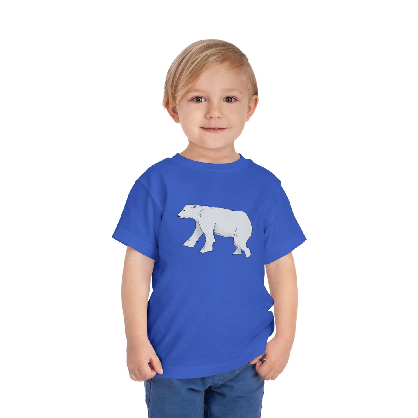 Polar Bear Toddler Tee — Cute Arctic Animal Shirt for Kids