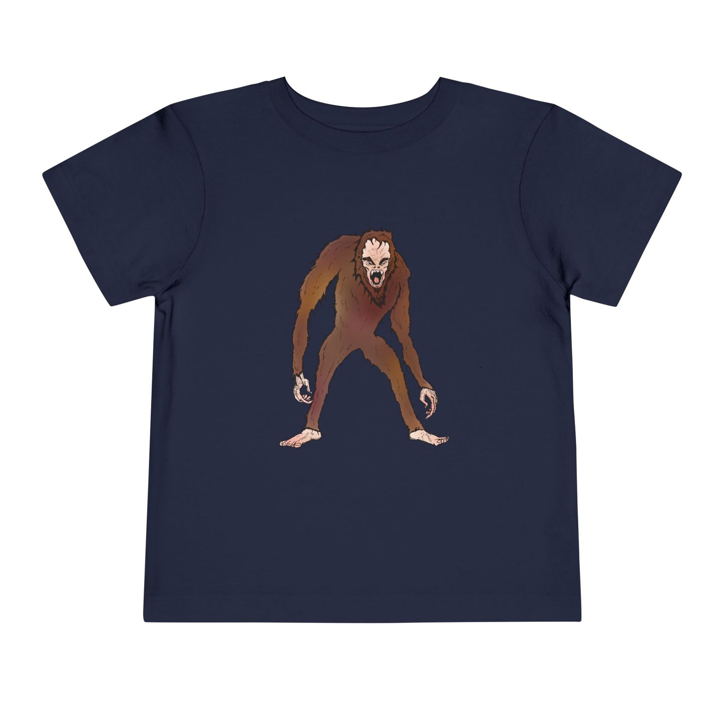 Toddler Tee — Cute Cartoon Kid-Friendly Bigfoot Graphic Shirt