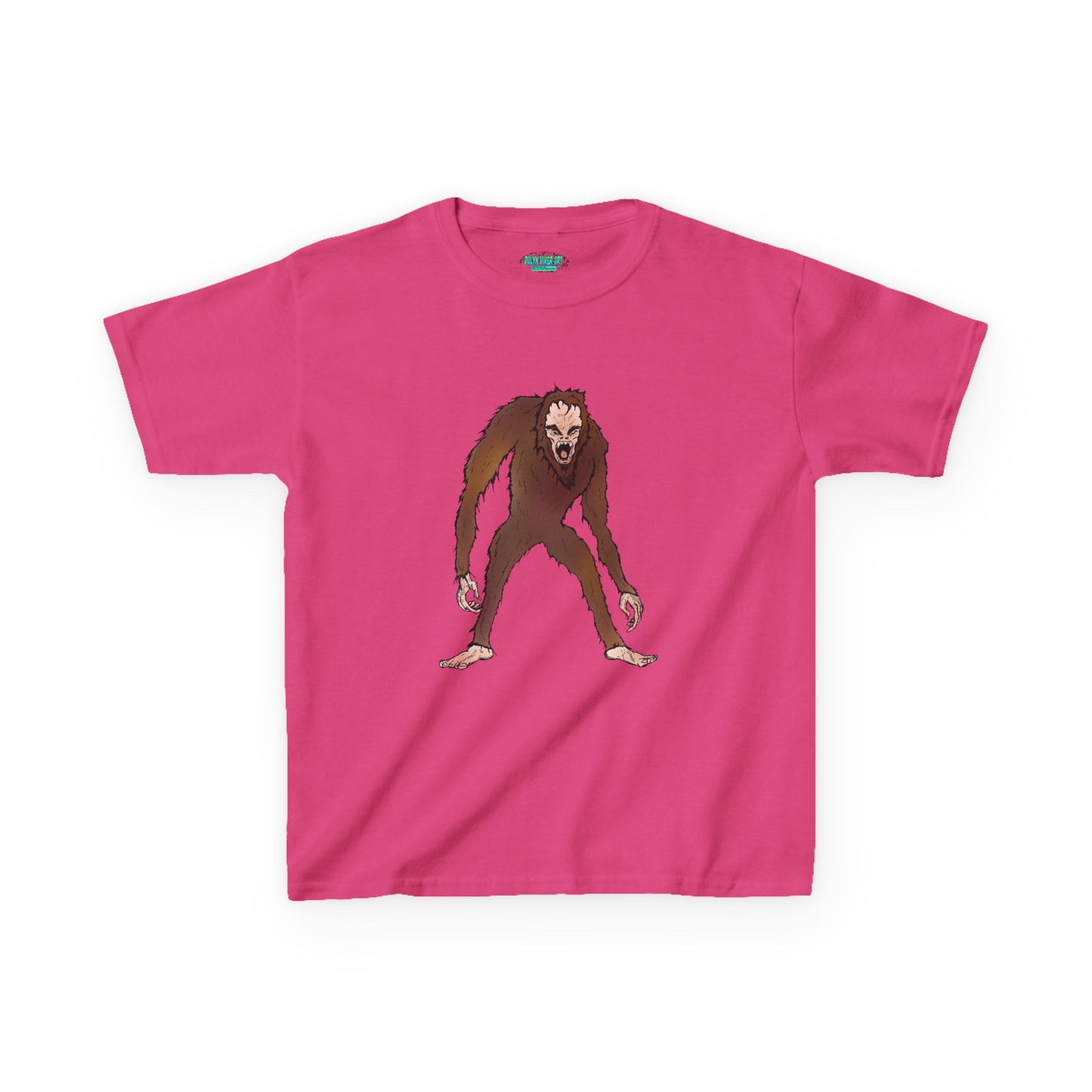 Kids Tee — Playful Sasquatch/Yeti Monster Graphic
