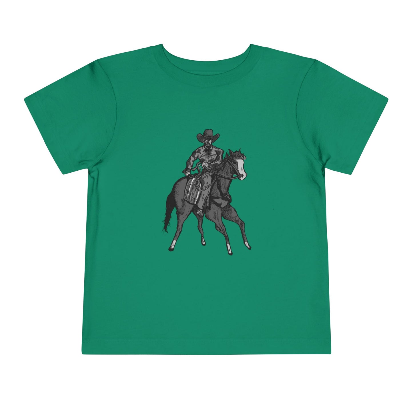 Toddler Western Cowboy Tee — Horseback Rider Graphic Shirt