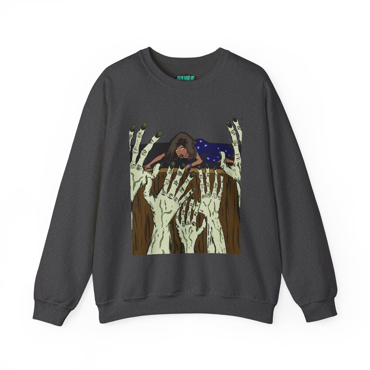 Haunting Hands Crewneck Sweatshirt - Unisex Heavy Blend™