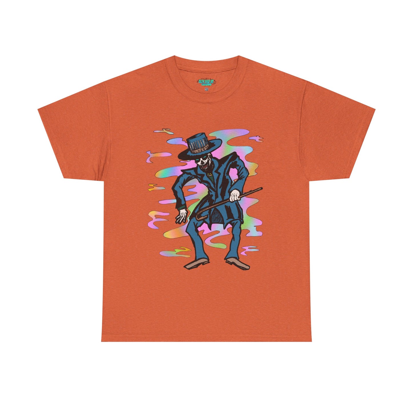 Voodoo Maniac Colorful Cartoon Magician Unisex Heavy Cotton Tee