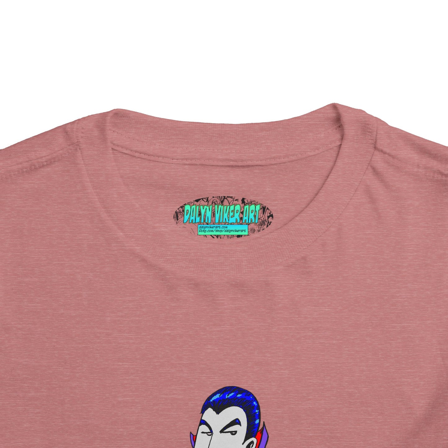 Toddler Tee — Cute Cartoon Vampire Graphic Shirt for Kids