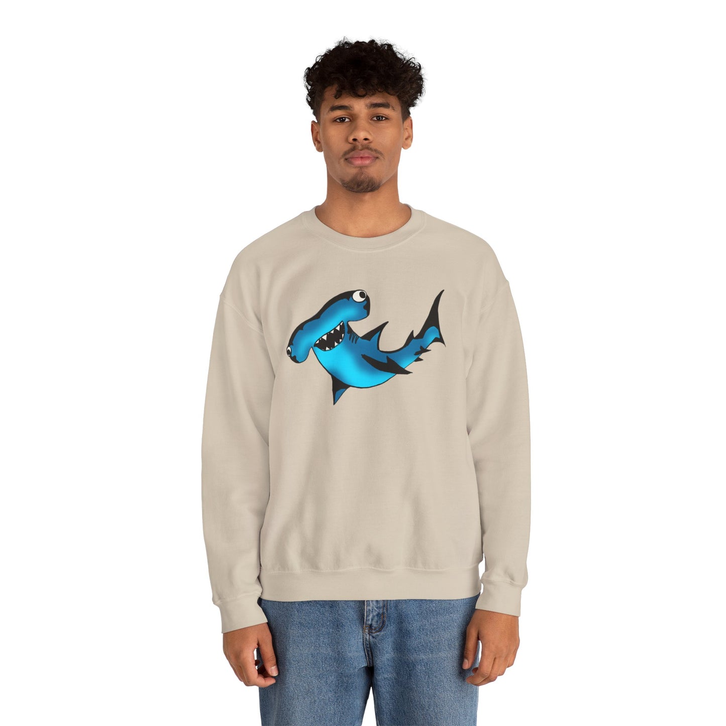 Harley Hammerhead Cute Shark Graphic Unisex Sweatshirt