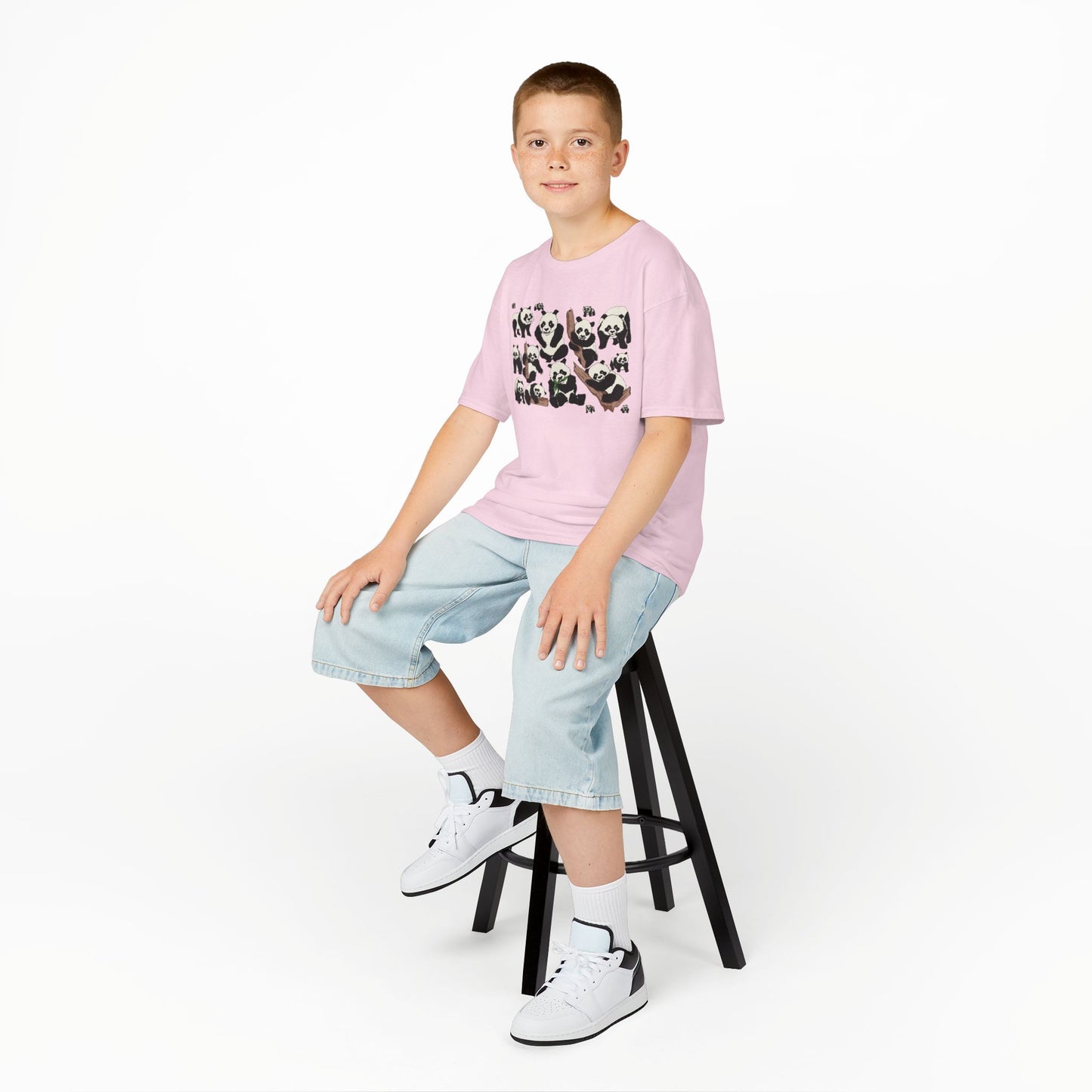 Panda Paradise Kids Tee, Cute Animal T-Shirt, Children's Gift, Birthday Present, Summer Wear, Eco-Friendly Fashion