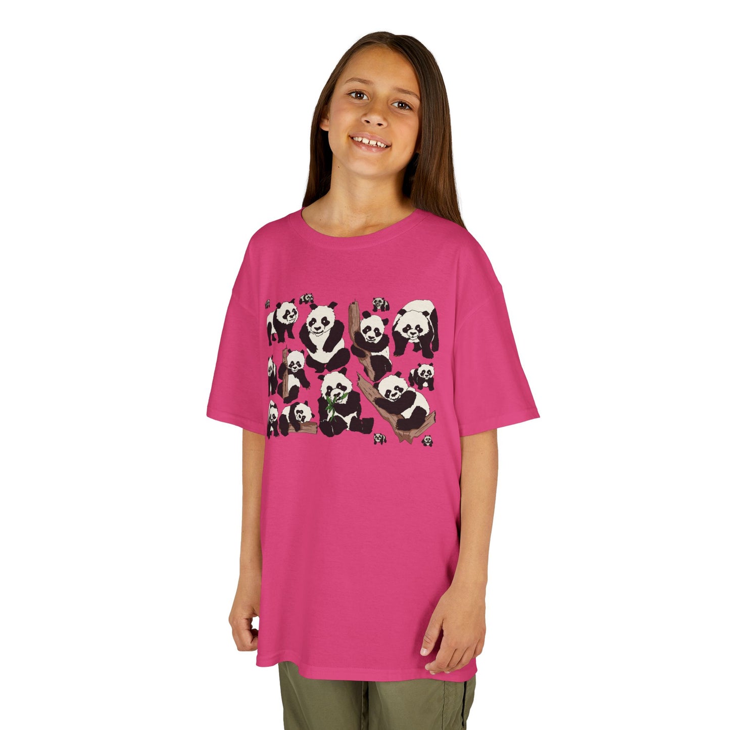 Panda Paradise Kids Tee, Cute Animal T-Shirt, Children's Gift, Birthday Present, Summer Wear, Eco-Friendly Fashion