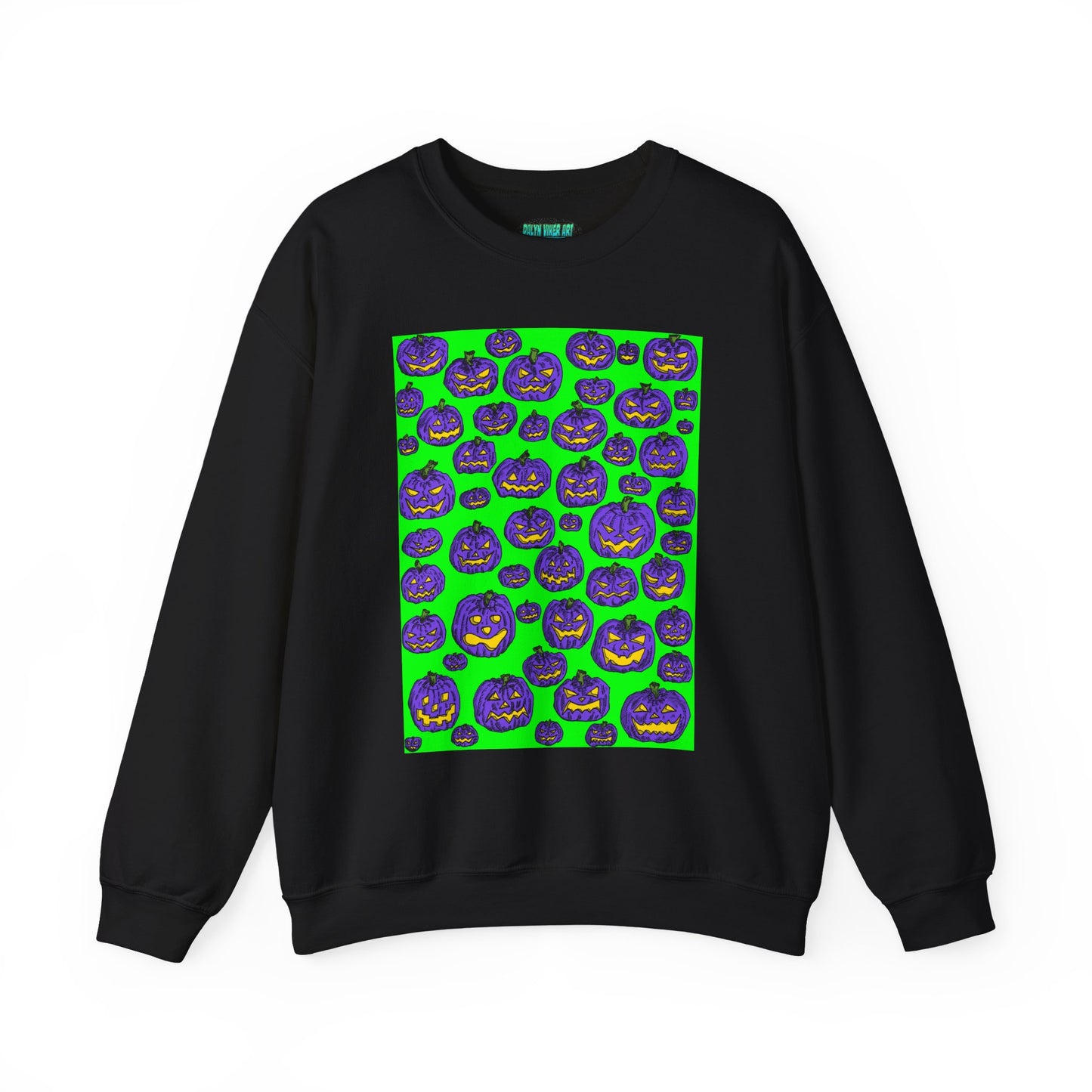 Halloween Pumpkin Crewneck Sweatshirt