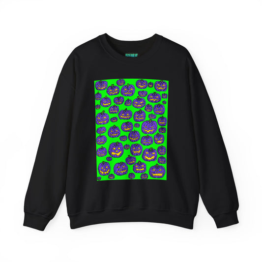 Halloween Pumpkin Crewneck Sweatshirt