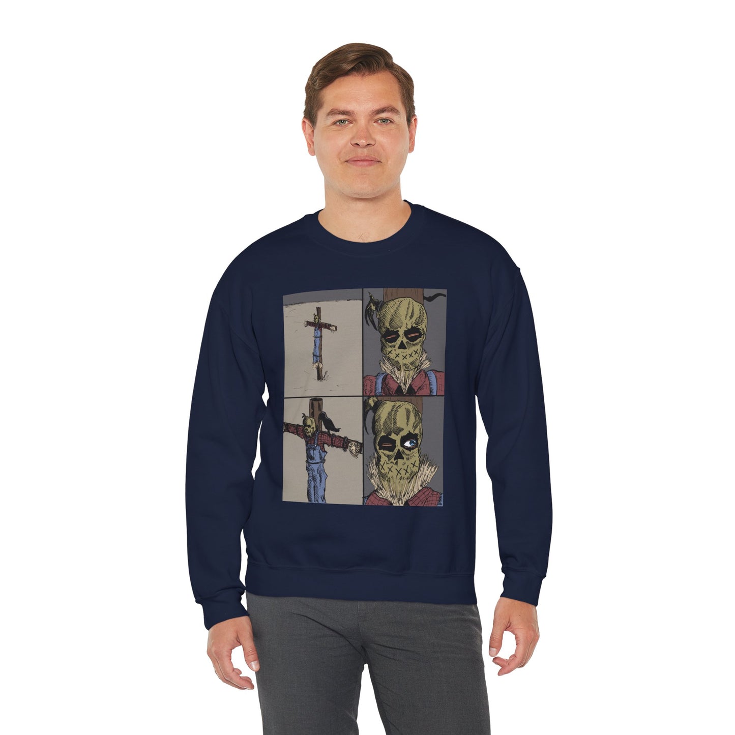 Scarecrow Graphic Crewneck Sweatshirt
