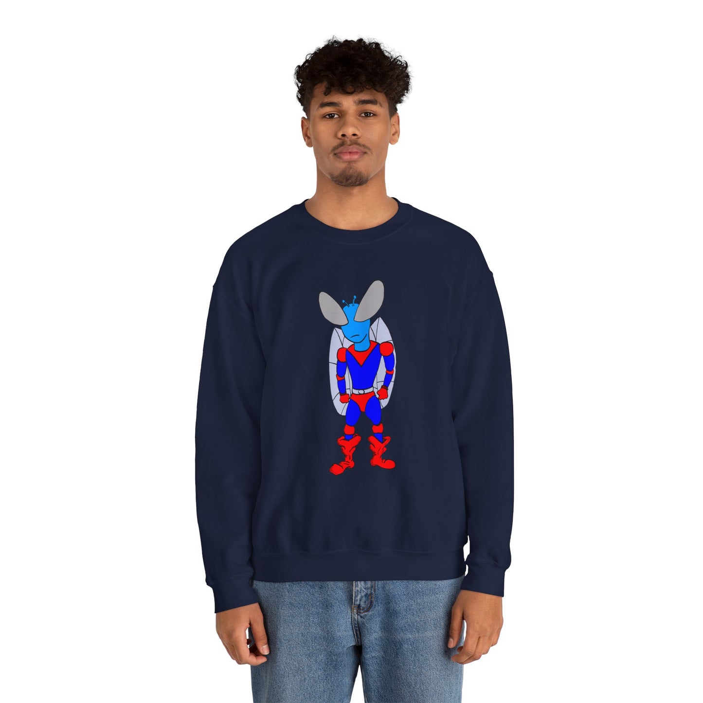 Superhero Agent 501 Unisex Heavy Blend™ Crewneck Sweatshirt