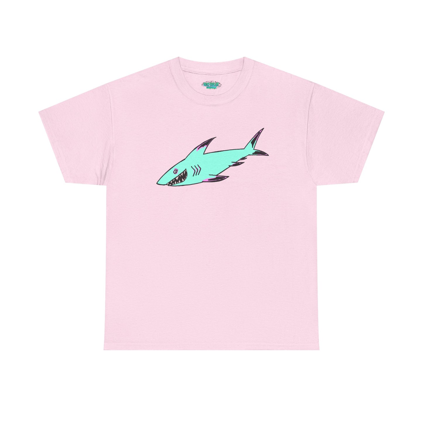 Cool Shark Graphic Unisex Heavy Cotton Tee, Ocean Lover Shirt, Beachwear, Casual Everyday Tee, Gift for Sharks Fans