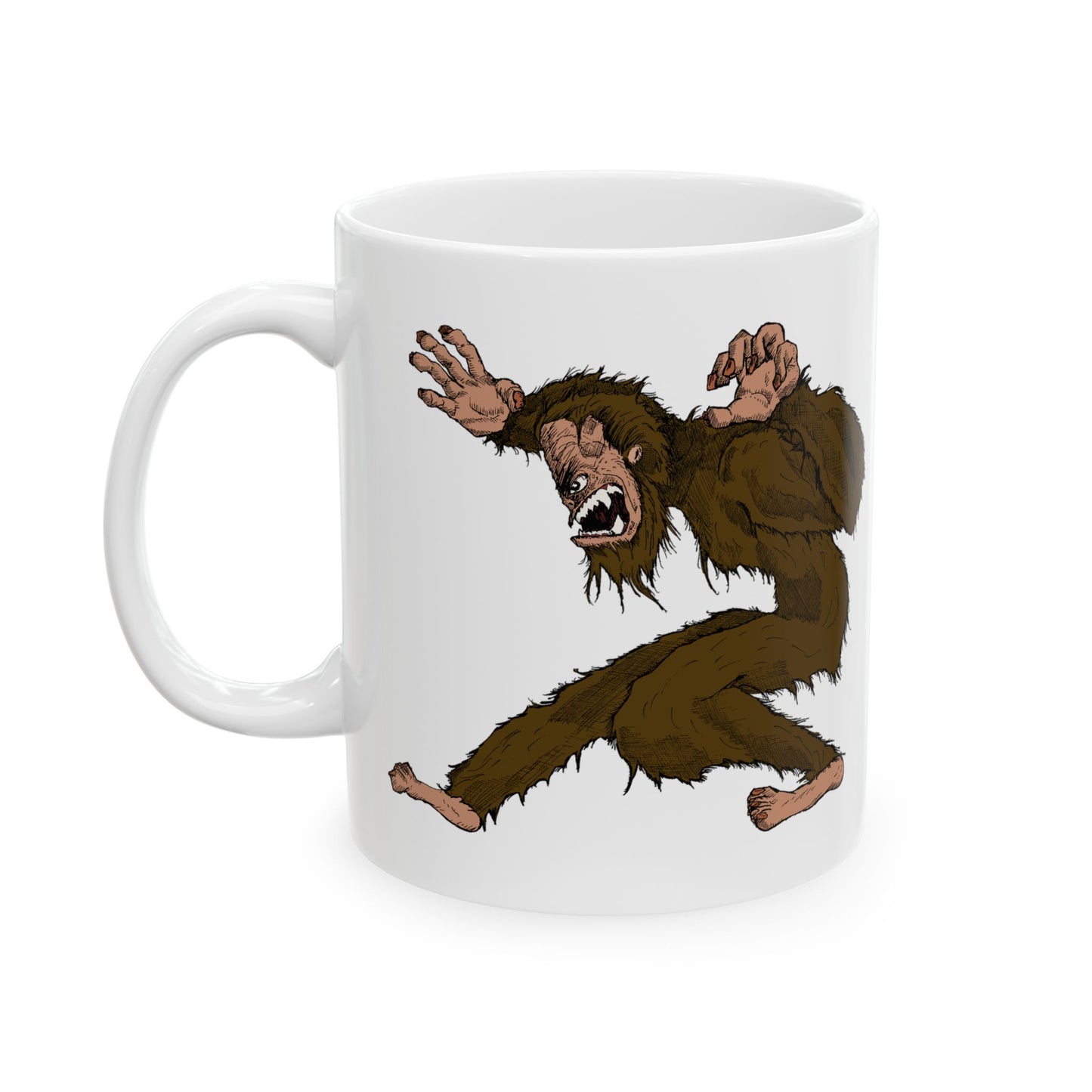 Berserker Bigfoot Ceramic Mug, (11oz)