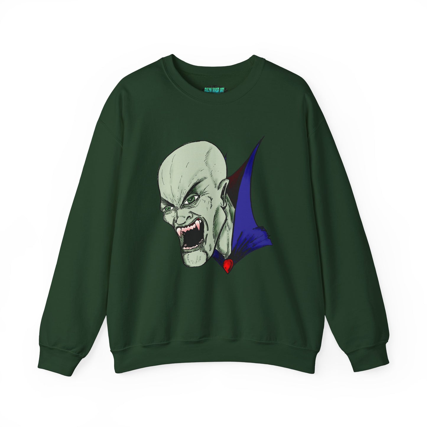 Vampire Graphic Sweatshirt for Halloween