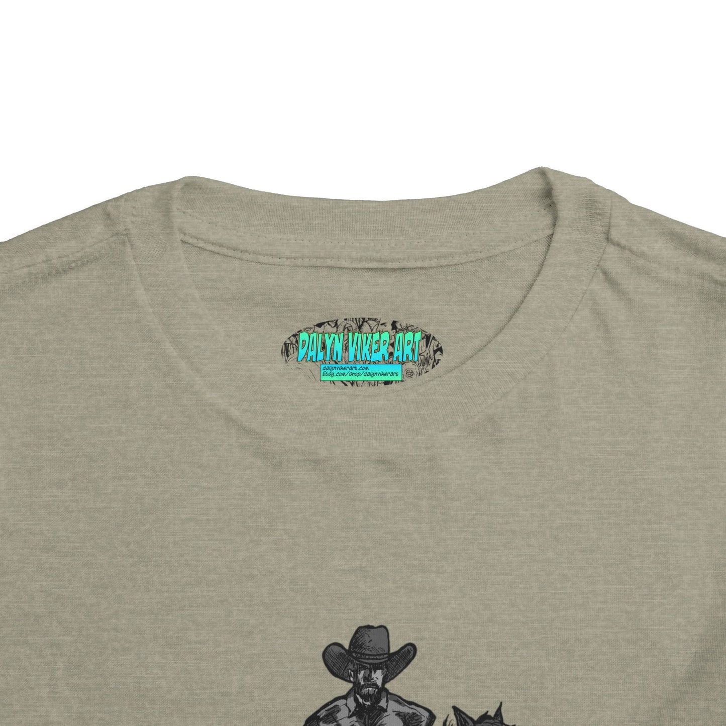 Toddler Western Cowboy Tee — Horseback Rider Graphic Shirt