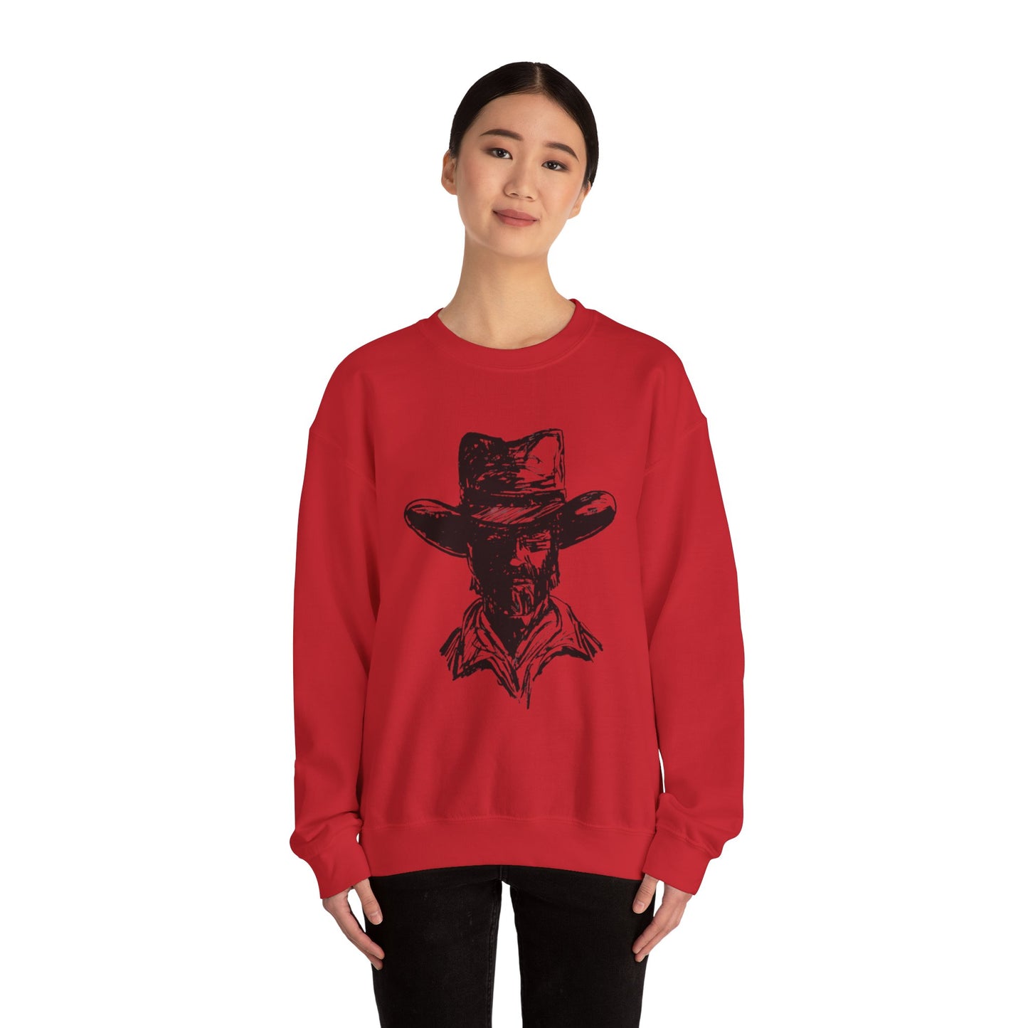 Cowboy Graphic Crewneck Sweatshirt