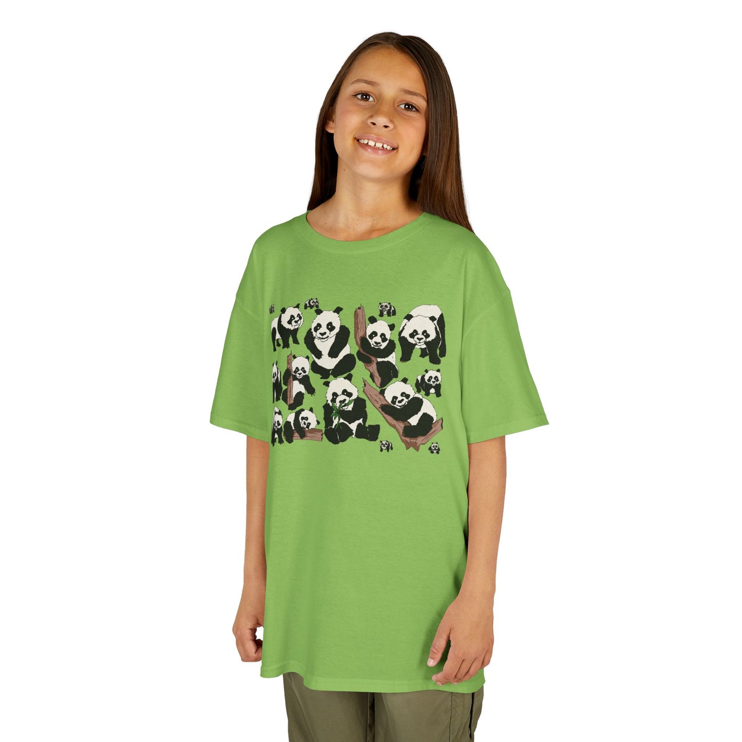 Panda Paradise Kids Tee, Cute Animal T-Shirt, Children's Gift, Birthday Present, Summer Wear, Eco-Friendly Fashion