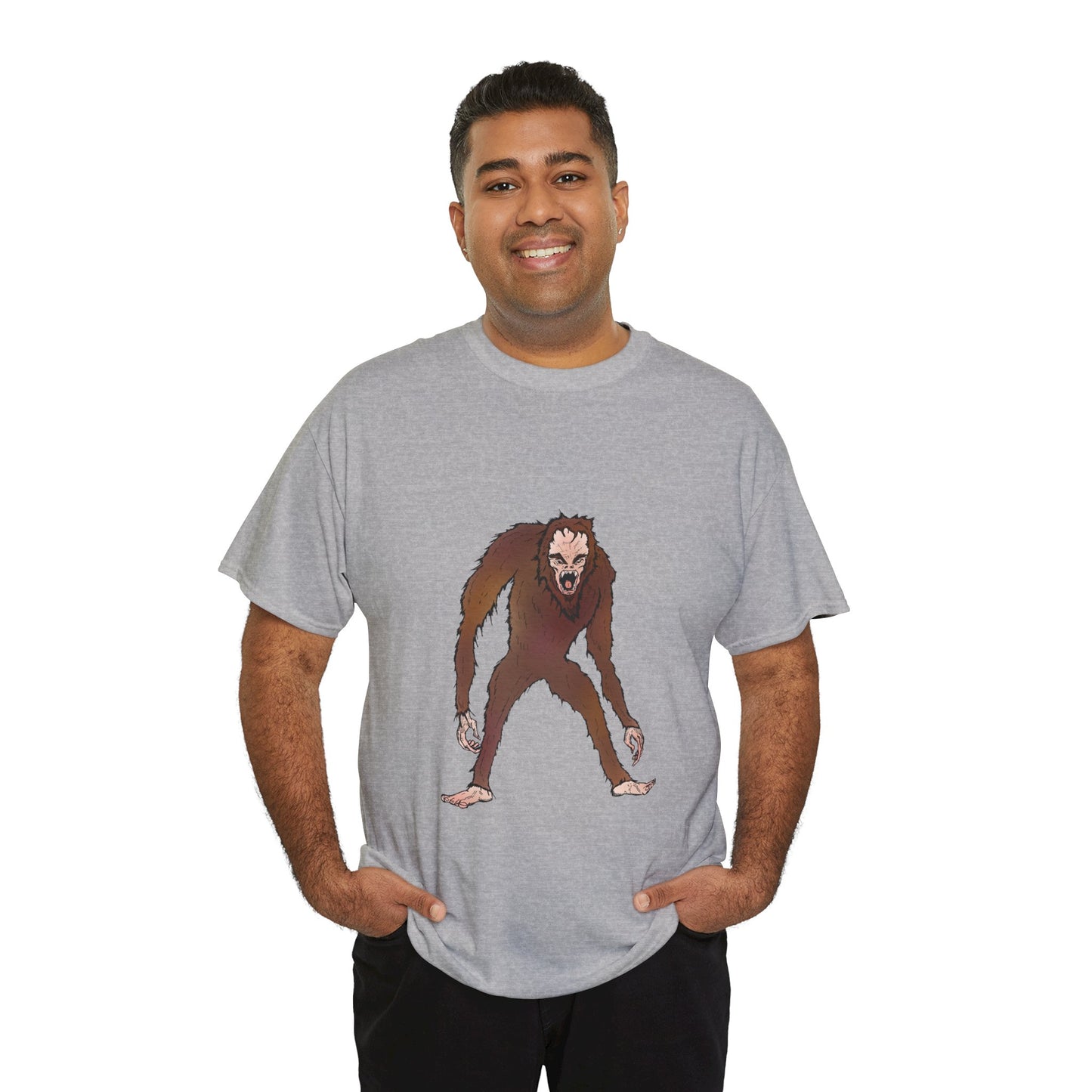 Bigfoot Sketch T‑Shirt — Retro Sasquatch Graphic Tee