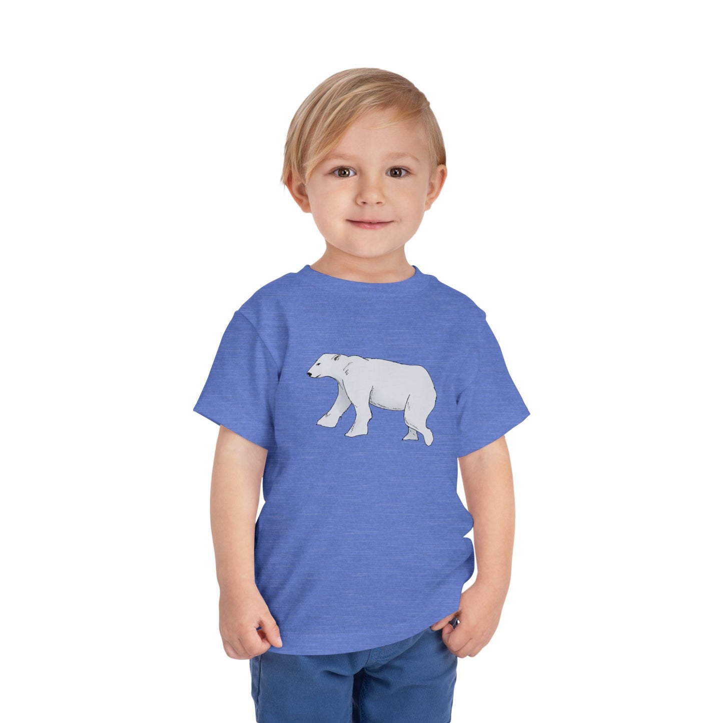 Polar Bear Toddler Tee — Cute Arctic Animal Shirt for Kids