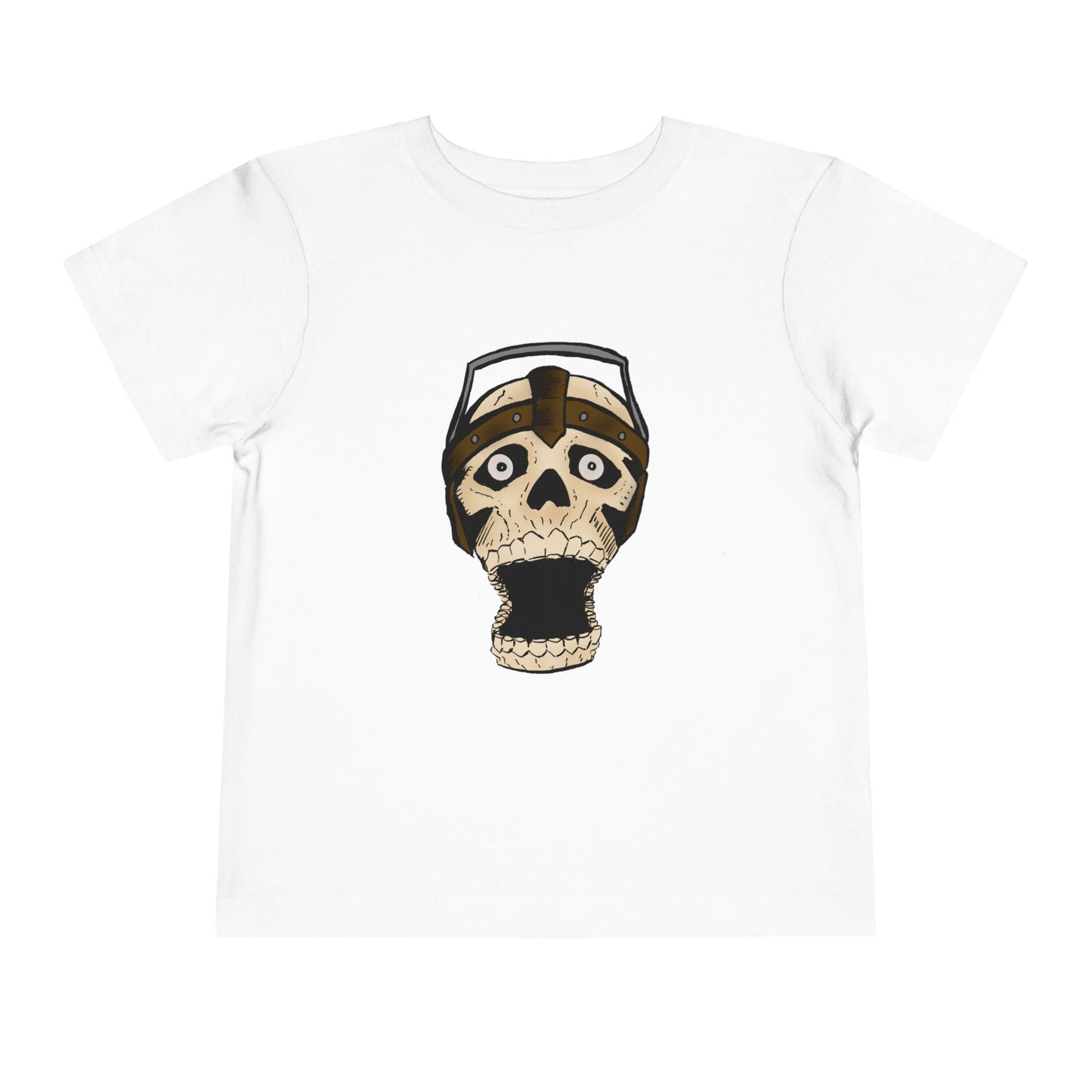 Toddler Tee — Playful Screaming Skull Graphic Kids' Shirt