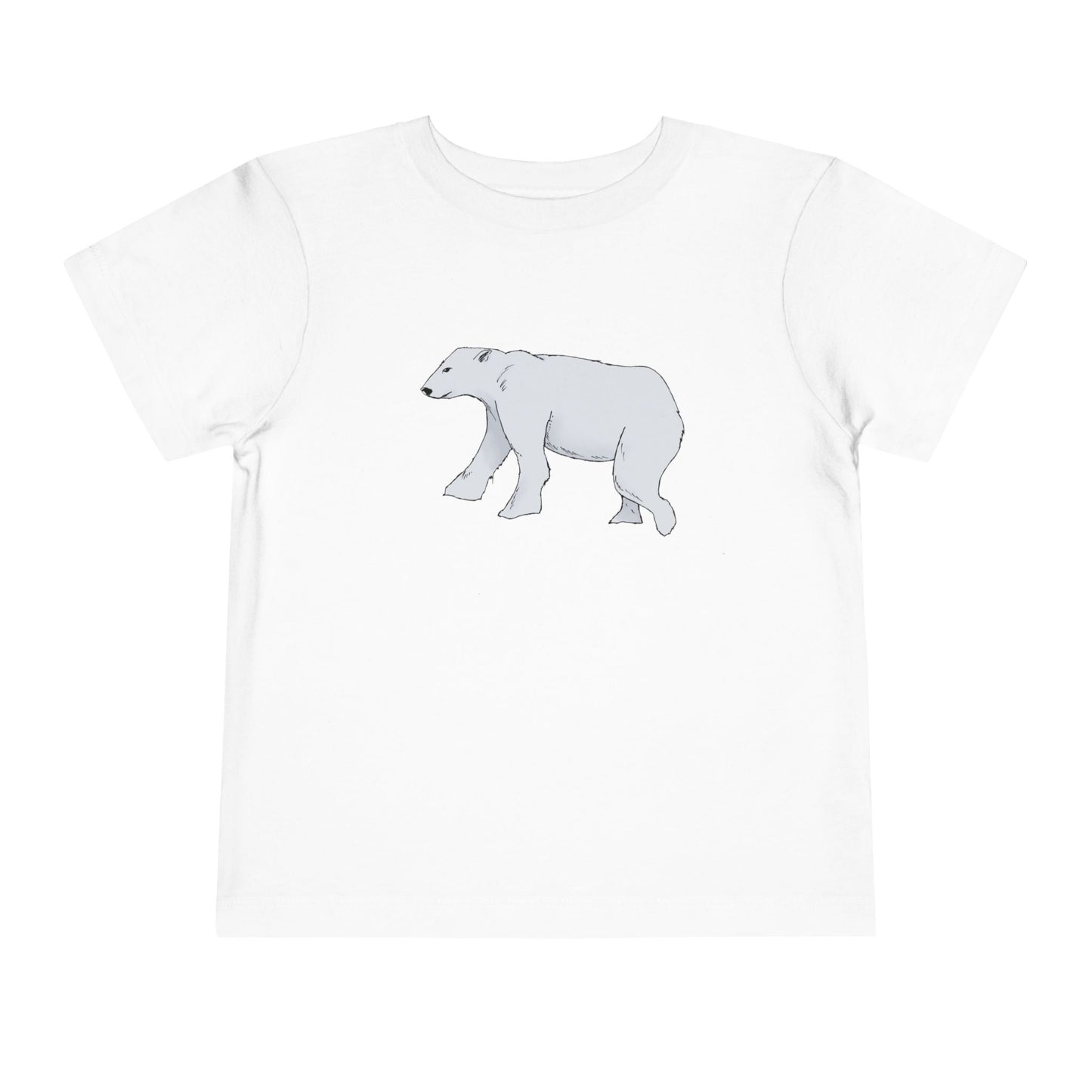 Polar Bear Toddler Tee — Cute Arctic Animal Shirt for Kids