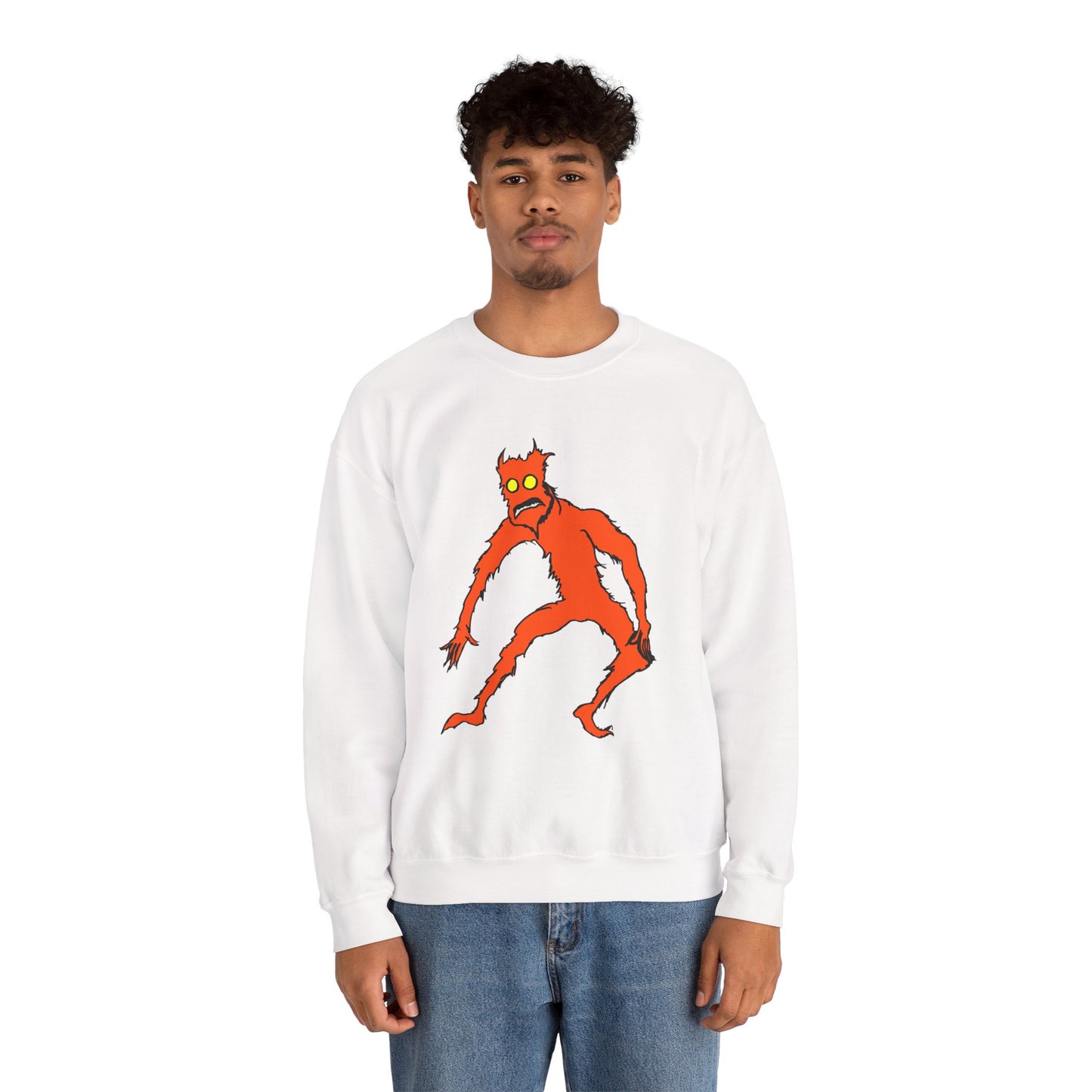 Spooky Monster Crewneck Sweatshirt
